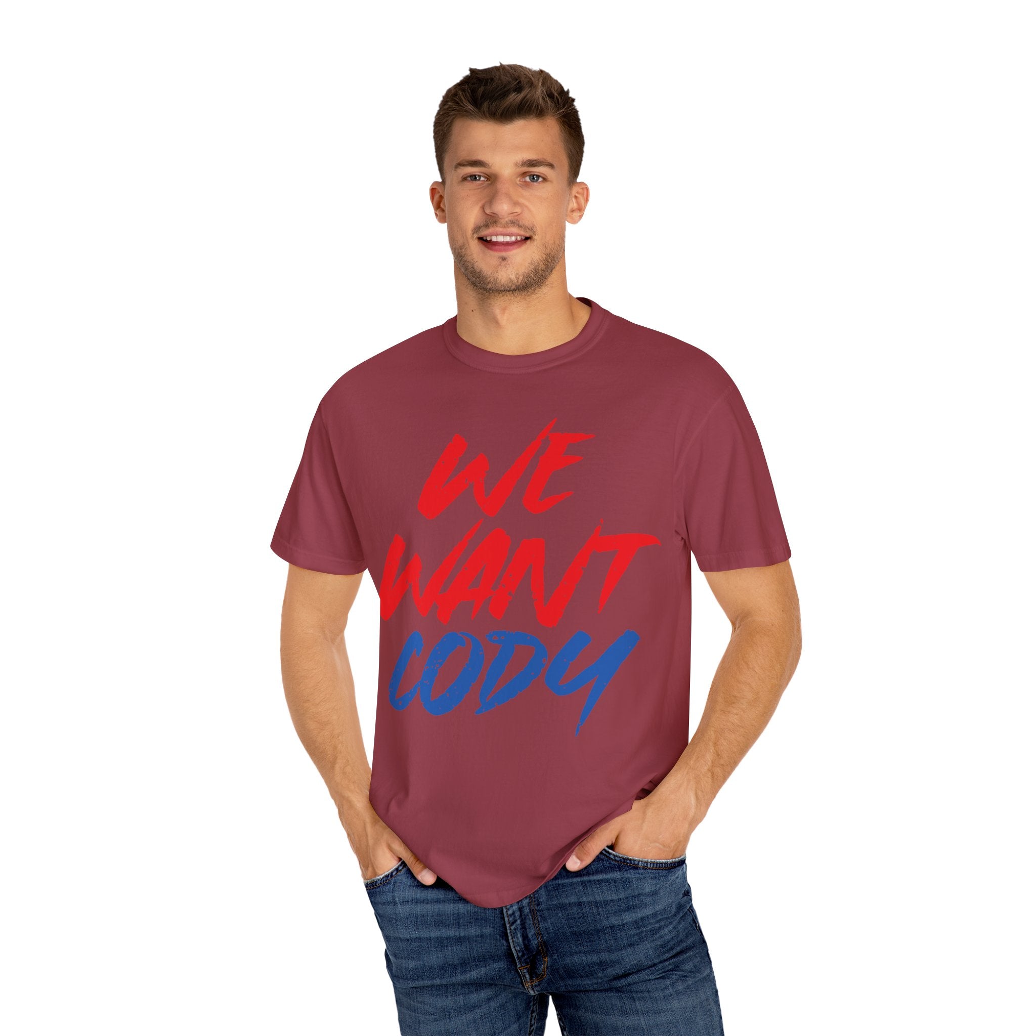 We Want Cody Graphic Design Cody Rhodes Fan Shirt, Sports Fan T-shirt, Unisex Shirt, Gift for Her-Him, Casual Outwear Shirt