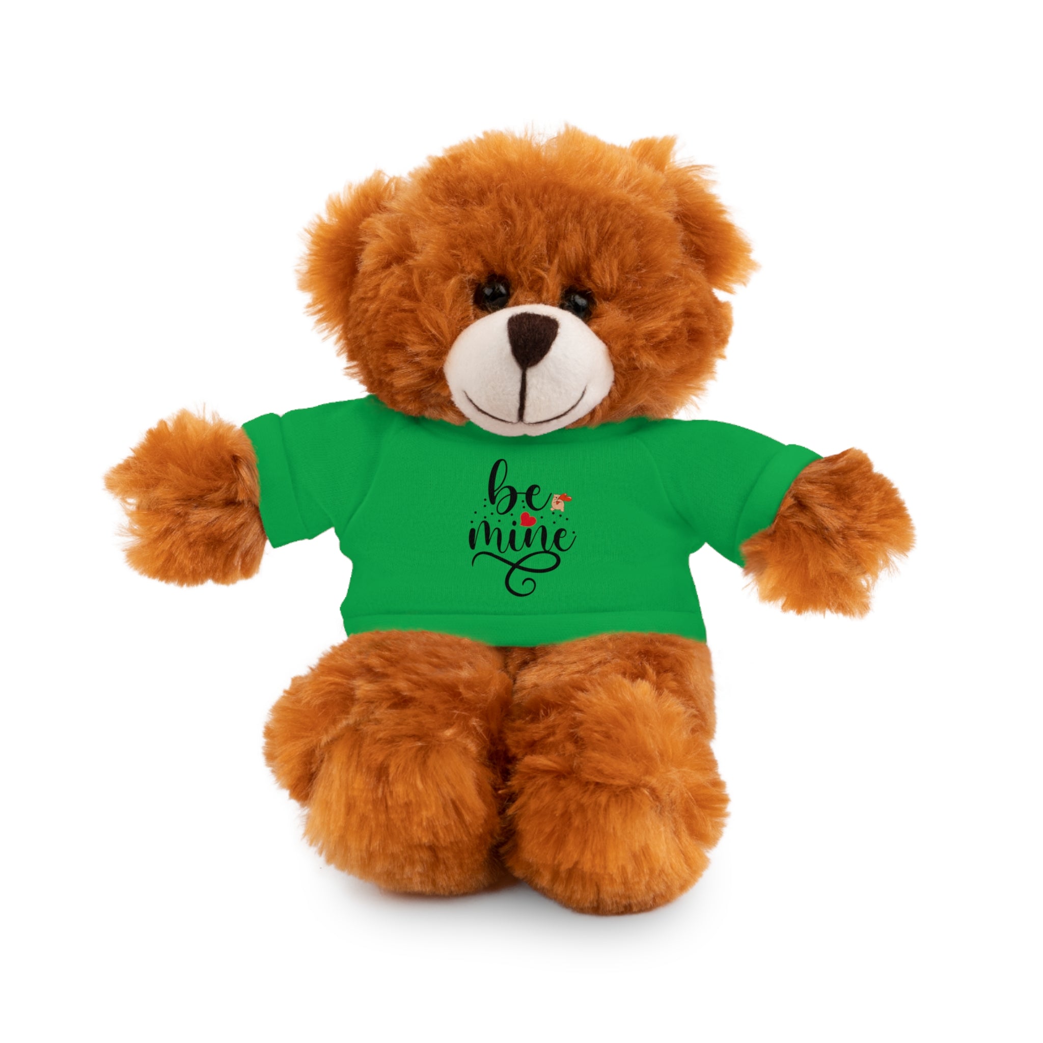 Lovely Panda Plushy, Be Mine, Stuffed Animals Shirt Printed, Suitable for Soft Valentine's Day Gift for Her, Him