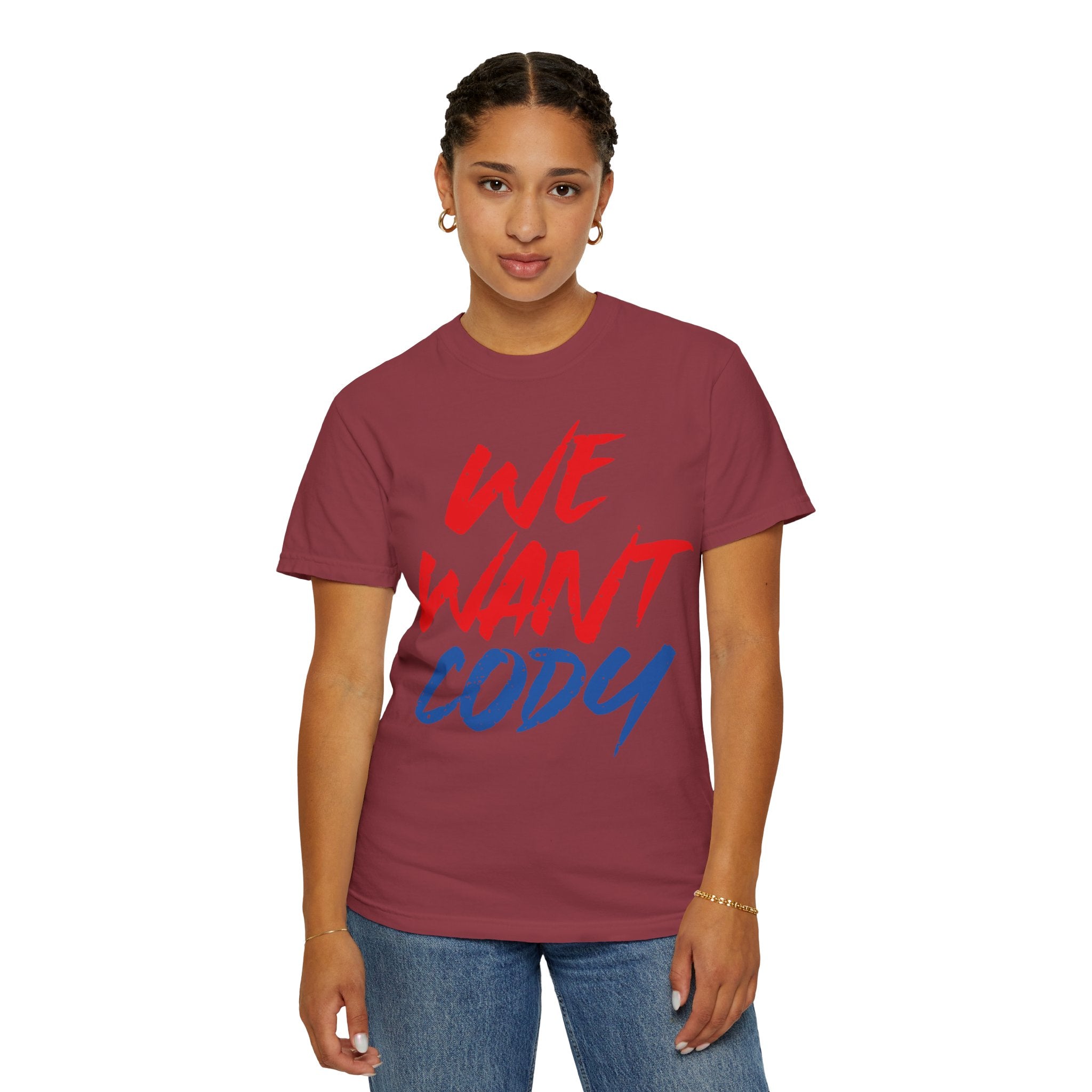 We Want Cody Graphic Design Cody Rhodes Fan Shirt, Sports Fan T-shirt, Unisex Shirt, Gift for Her-Him, Casual Outwear Shirt