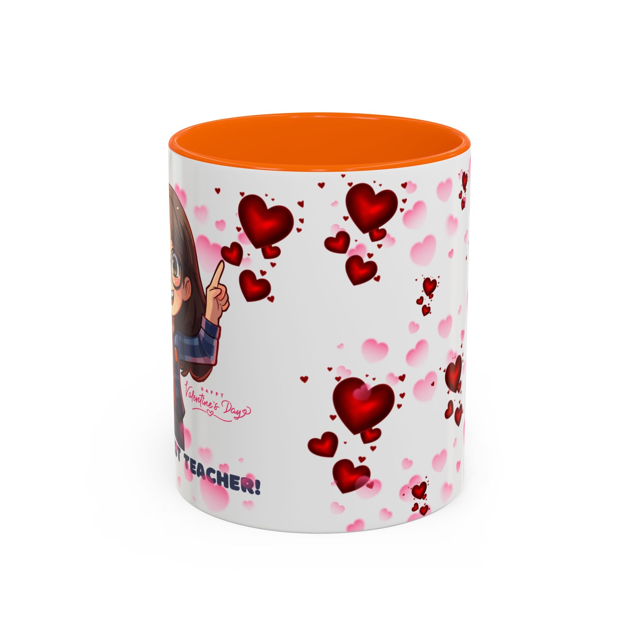 Teachers Gift Valentine's Design, Holiday Drinkware, Valentines, Christmas Birthday Gifts for Teachers, Coffee Mug for Teacher Valentines Day,