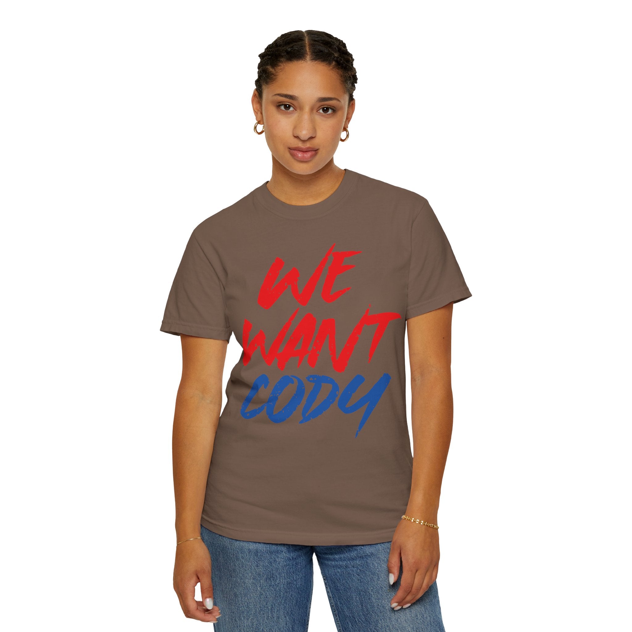 We Want Cody Graphic Design Cody Rhodes Fan Shirt, Sports Fan T-shirt, Unisex Shirt, Gift for Her-Him, Casual Outwear Shirt