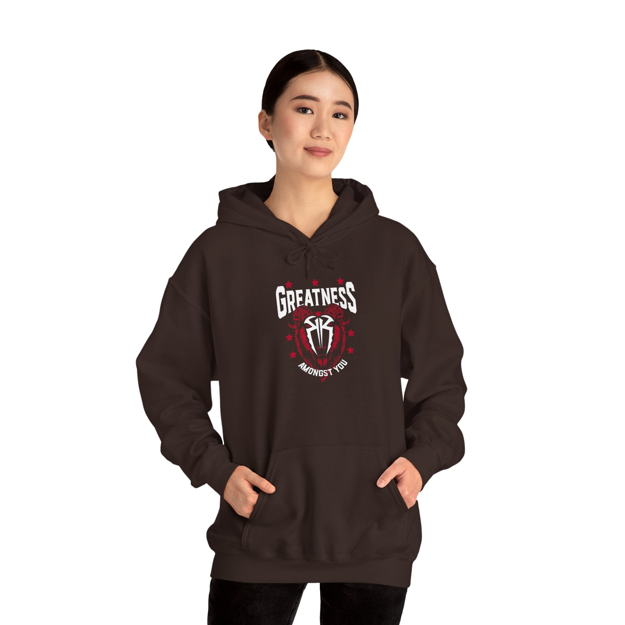 Greatness Amongst You, Royal Reigns Hoodies, Pro Wrestling Apparel, Heavy Blend Hoodie, Sports Fan Gift, Graphic Pullover