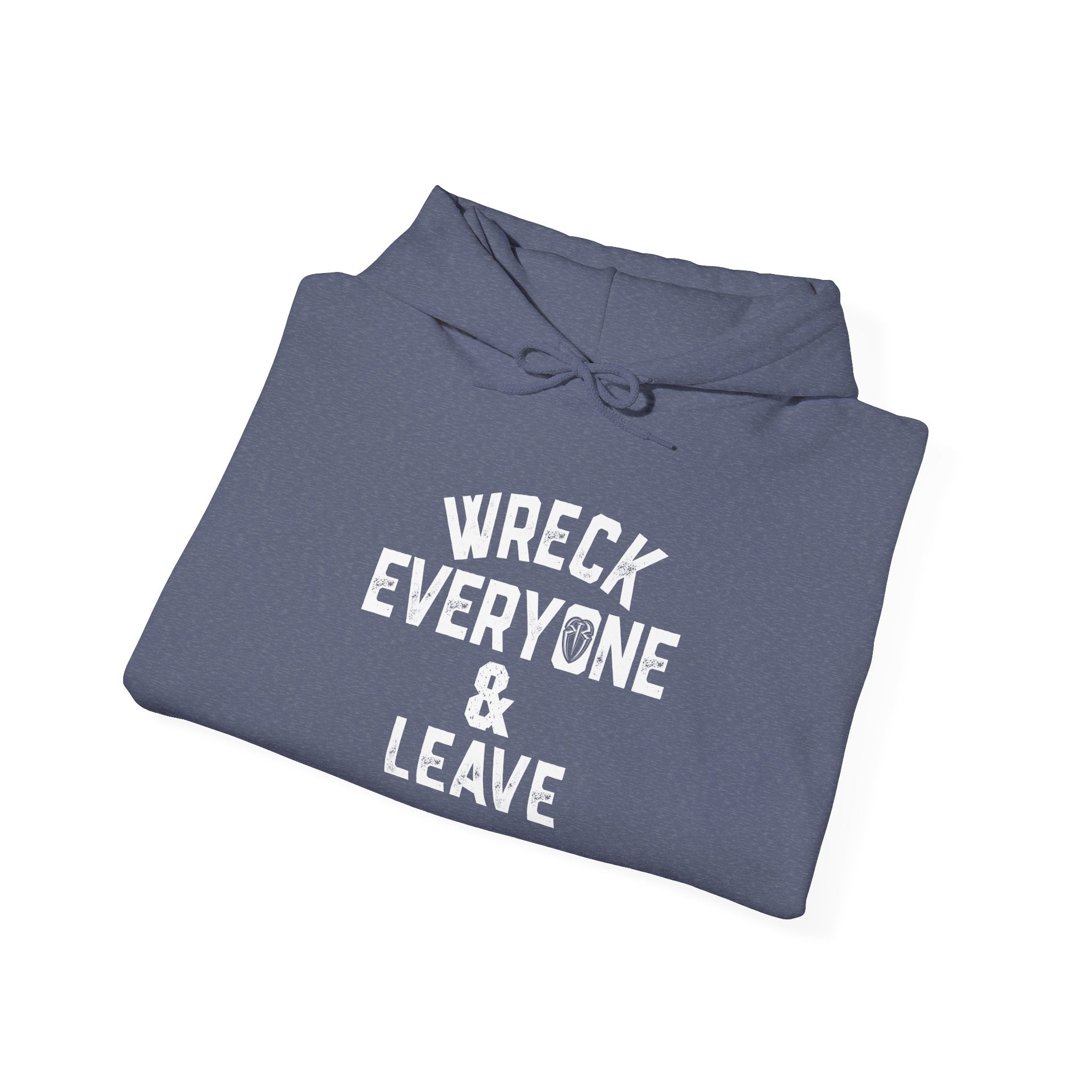 Wreck Everyone and Leave Royal Reigns Hoodies, Pro Wrestling Apparel, Heavy Blend Hoodie, Sports Fan Gift, Graphic Pullover