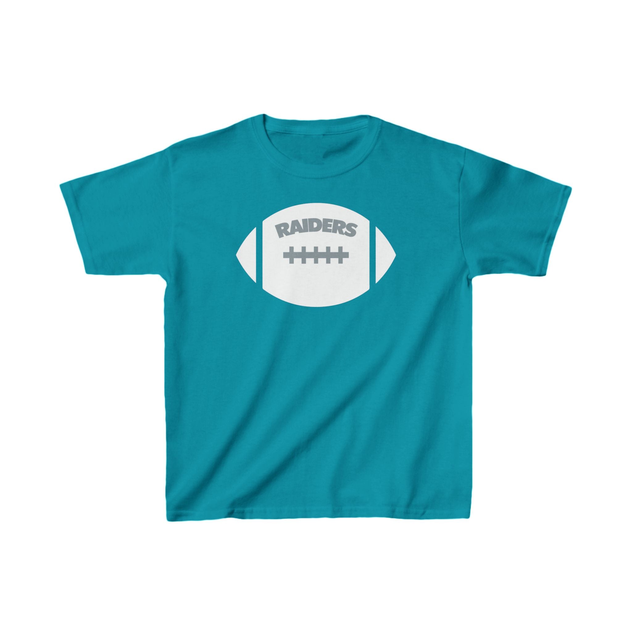 Football Raiders Icon Shirt for Kids, Gift Fan Sports Shirt, Boys Girls Children Shirt Clothing, Youth Team Game Day Shirt