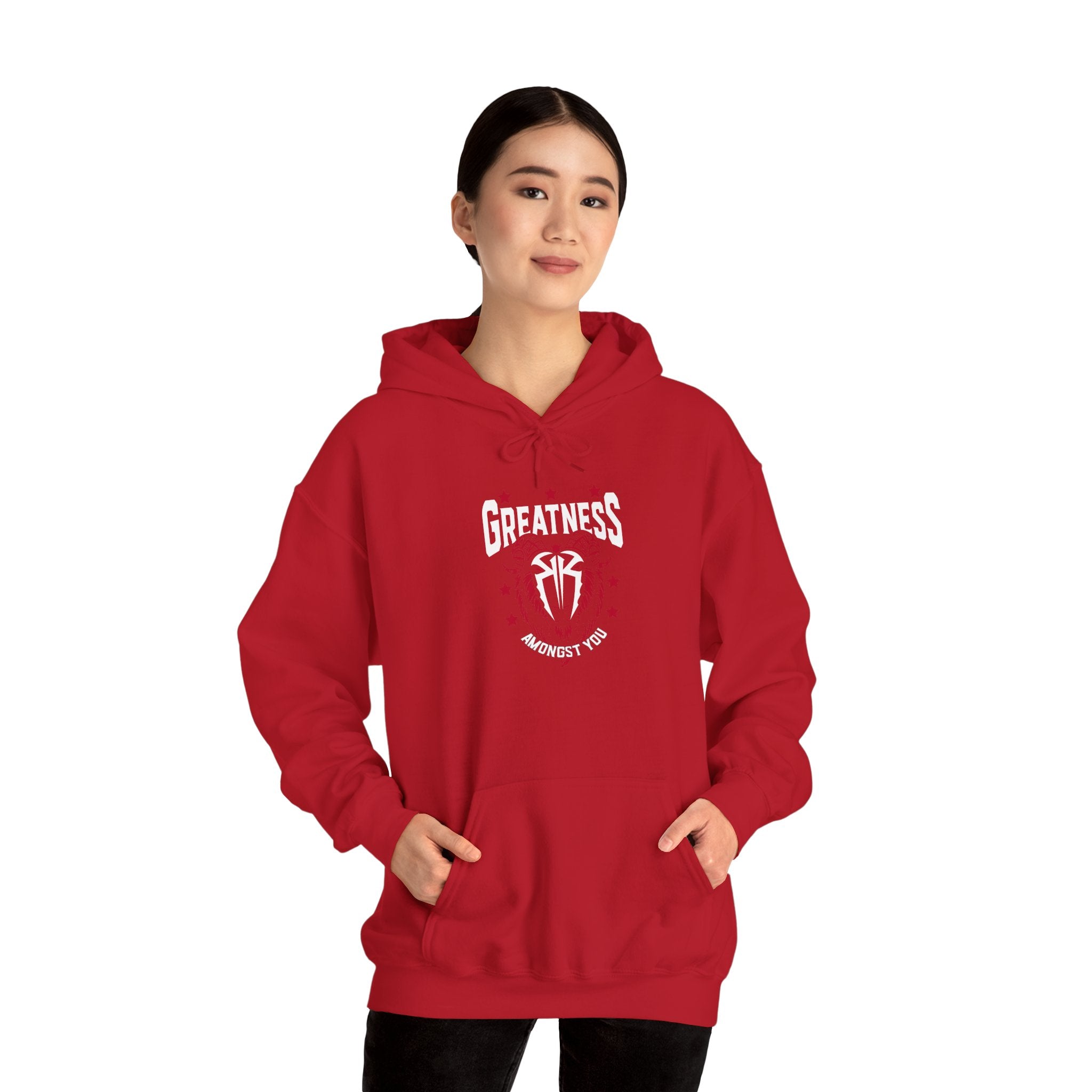 Greatness Amongst You, Royal Reigns Hoodies, Pro Wrestling Apparel, Heavy Blend Hoodie, Sports Fan Gift, Graphic Pullover