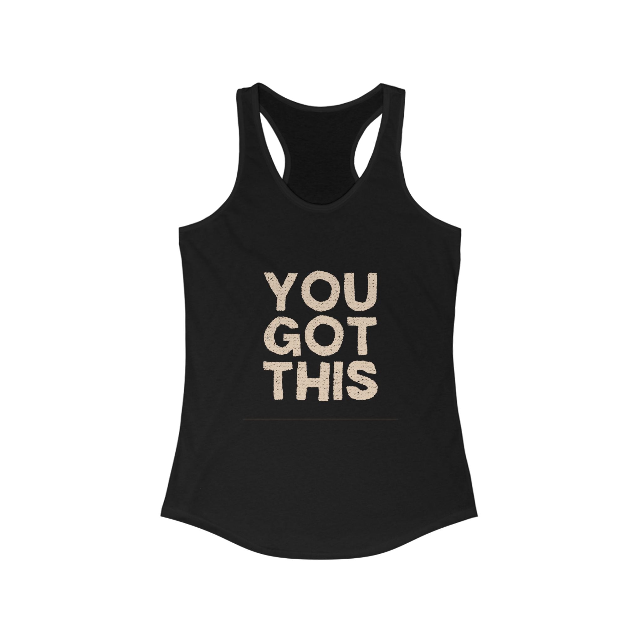 Workout Tank Tops for Women - Gym Exercise Athletic - Yoga Tops Racerback Sports Shirts - You Got This - Shirt Print