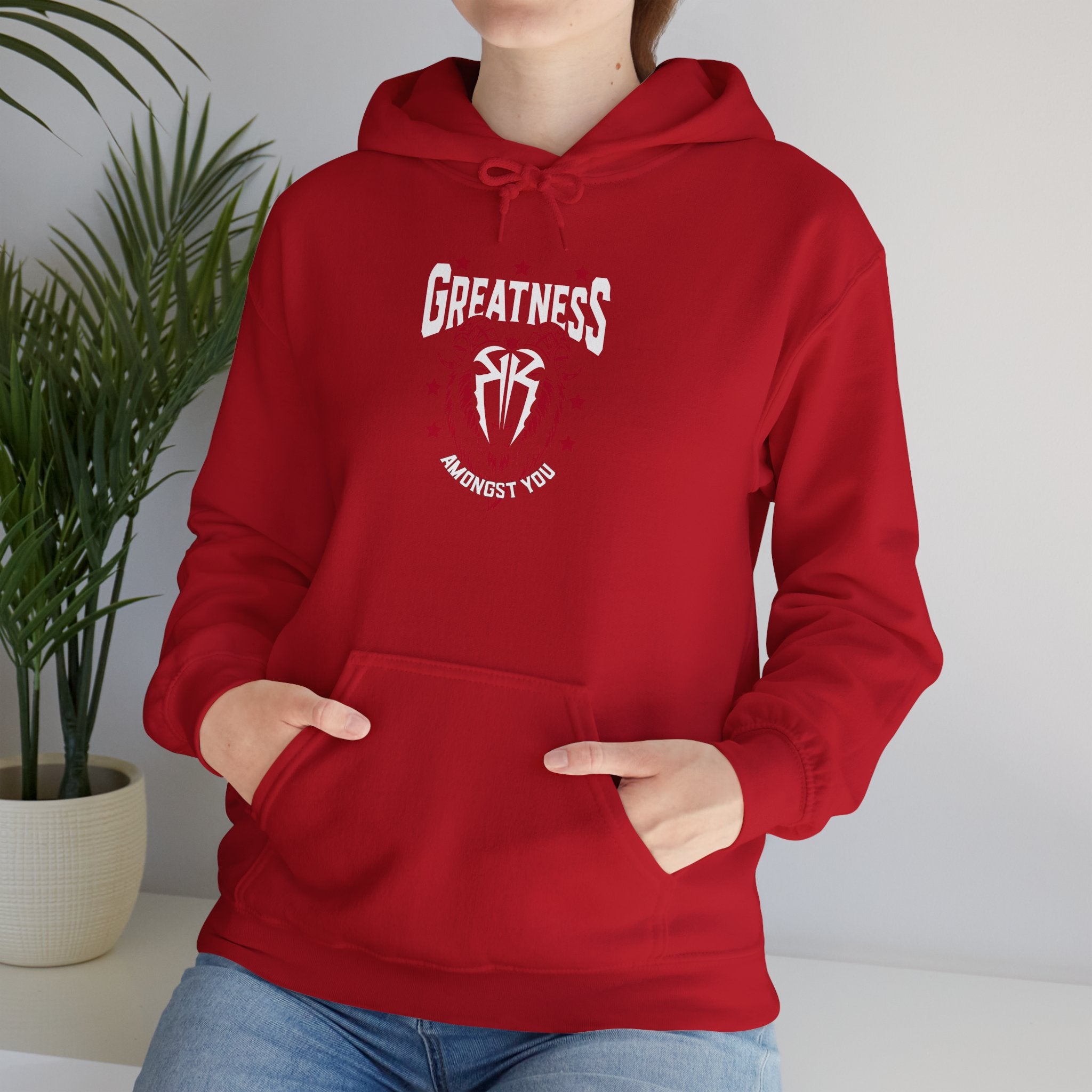 Greatness Amongst You, Royal Reigns Hoodies, Pro Wrestling Apparel, Heavy Blend Hoodie, Sports Fan Gift, Graphic Pullover