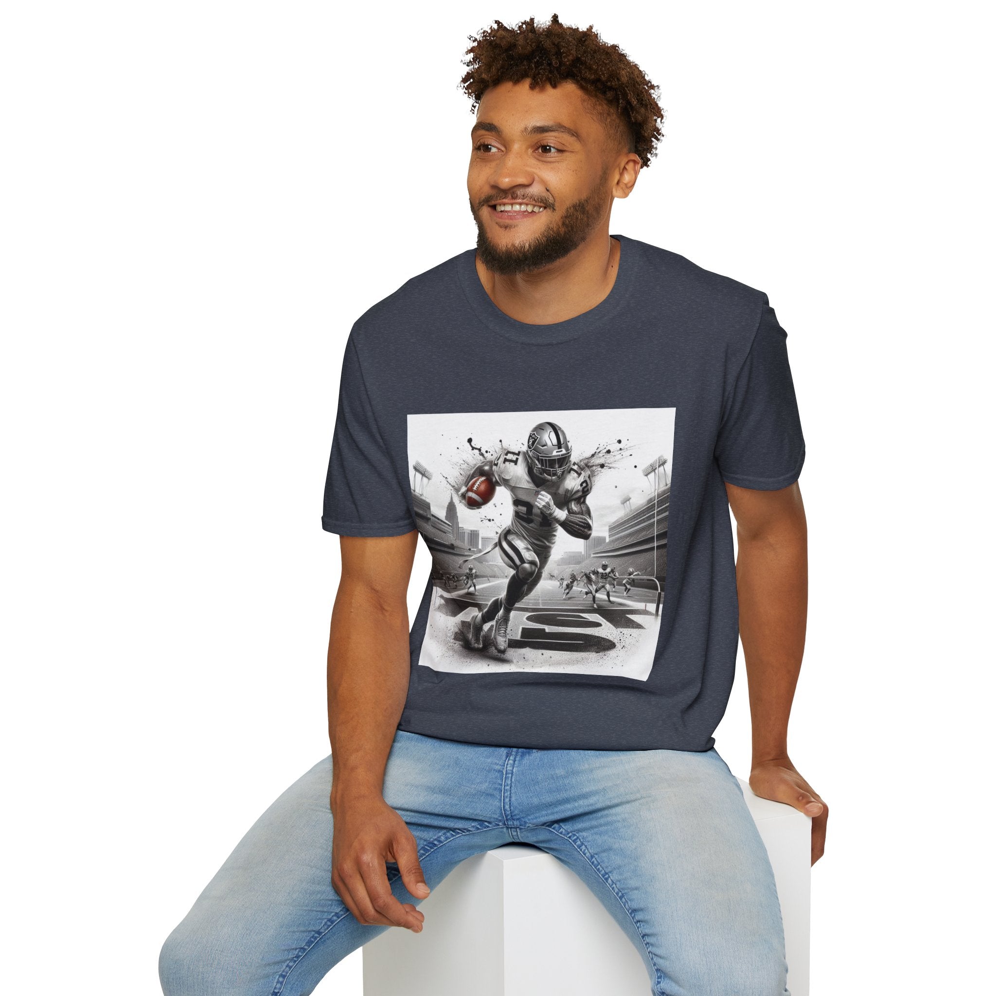 Silver Storm Raiders Shirt , Raiders Fan Football Shirt, Unisex Shirt, Football Fan Tee, Trendy Shirt, Casual Summer Shirt