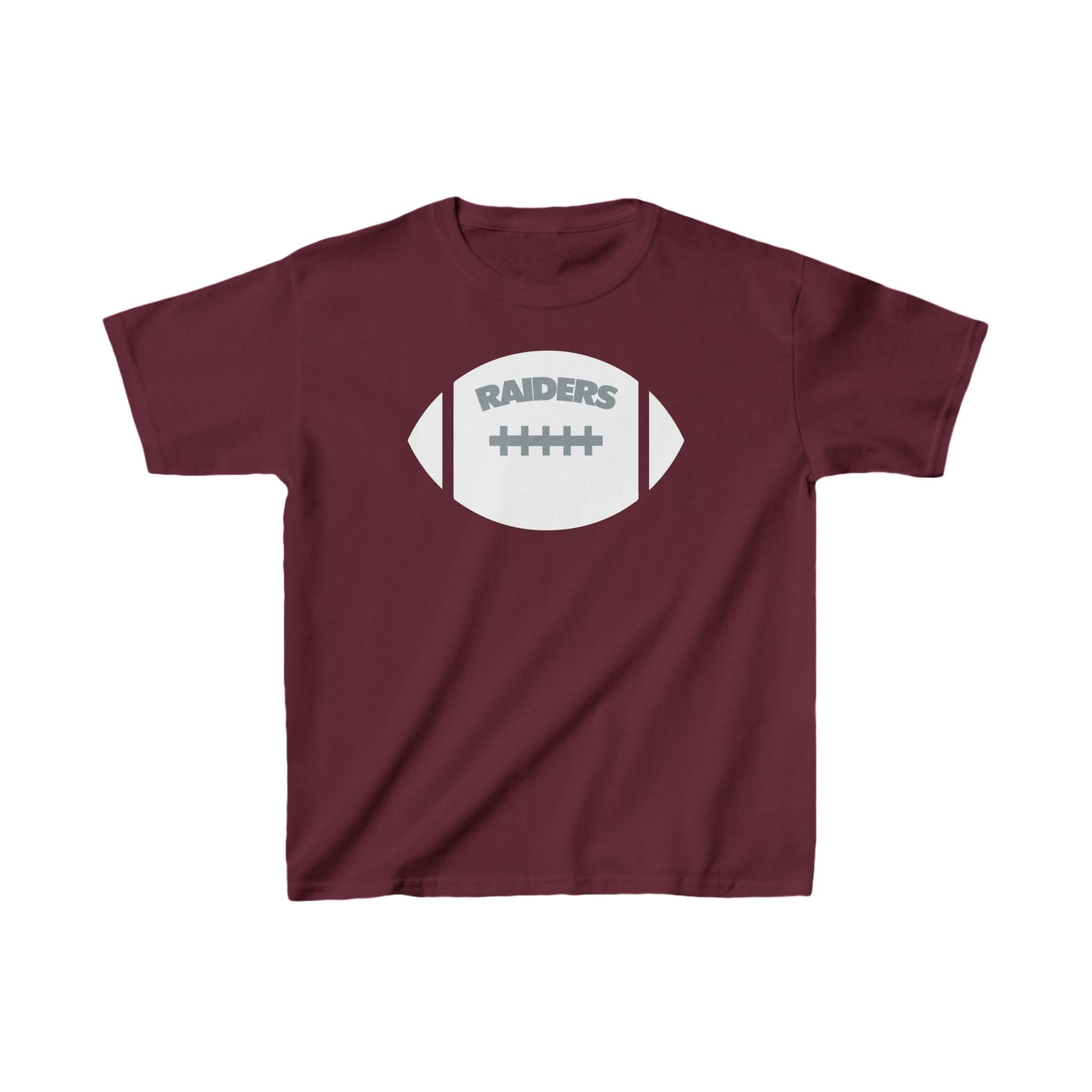 Football Raiders Icon Shirt for Kids, Gift Fan Sports Shirt, Boys Girls Children Shirt Clothing, Youth Team Game Day Shirt