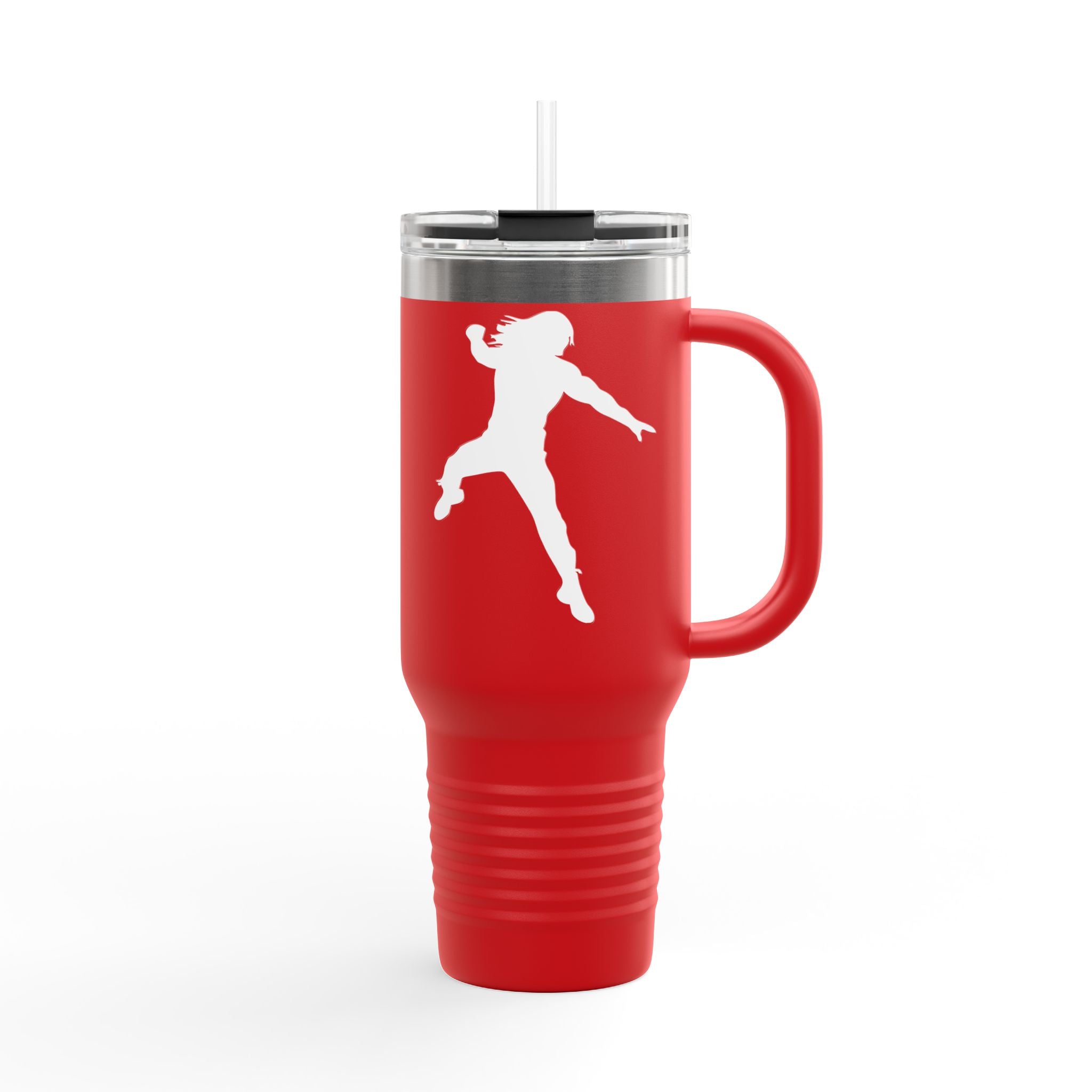 Roman Reigns Jump White Graphic Design, Insulated Travel Mug, Gift for Her Gift for Him - 40oz, Gift for Her, Gift for Him