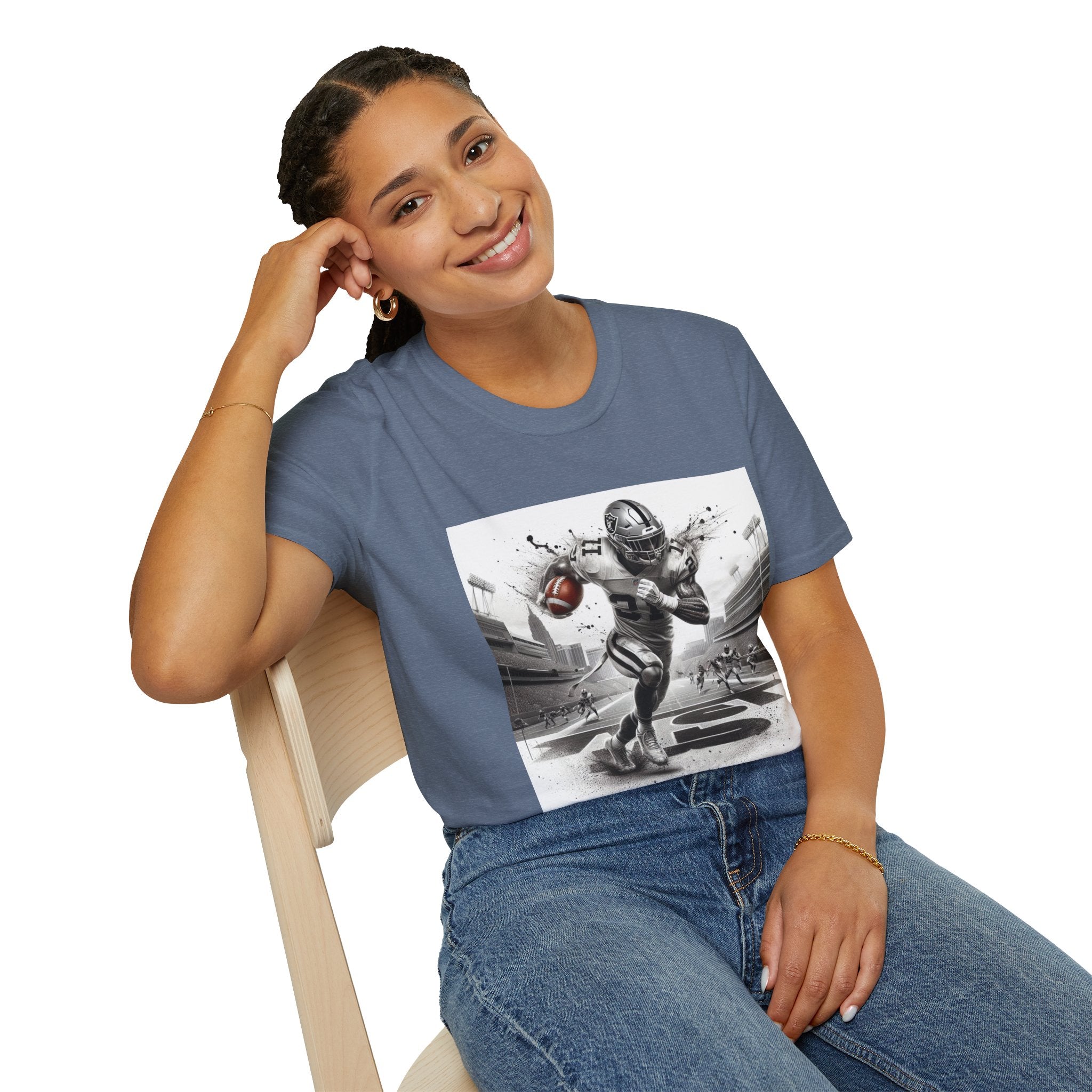 Silver Storm Raiders Shirt , Raiders Fan Football Shirt, Unisex Shirt, Football Fan Tee, Trendy Shirt, Casual Summer Shirt