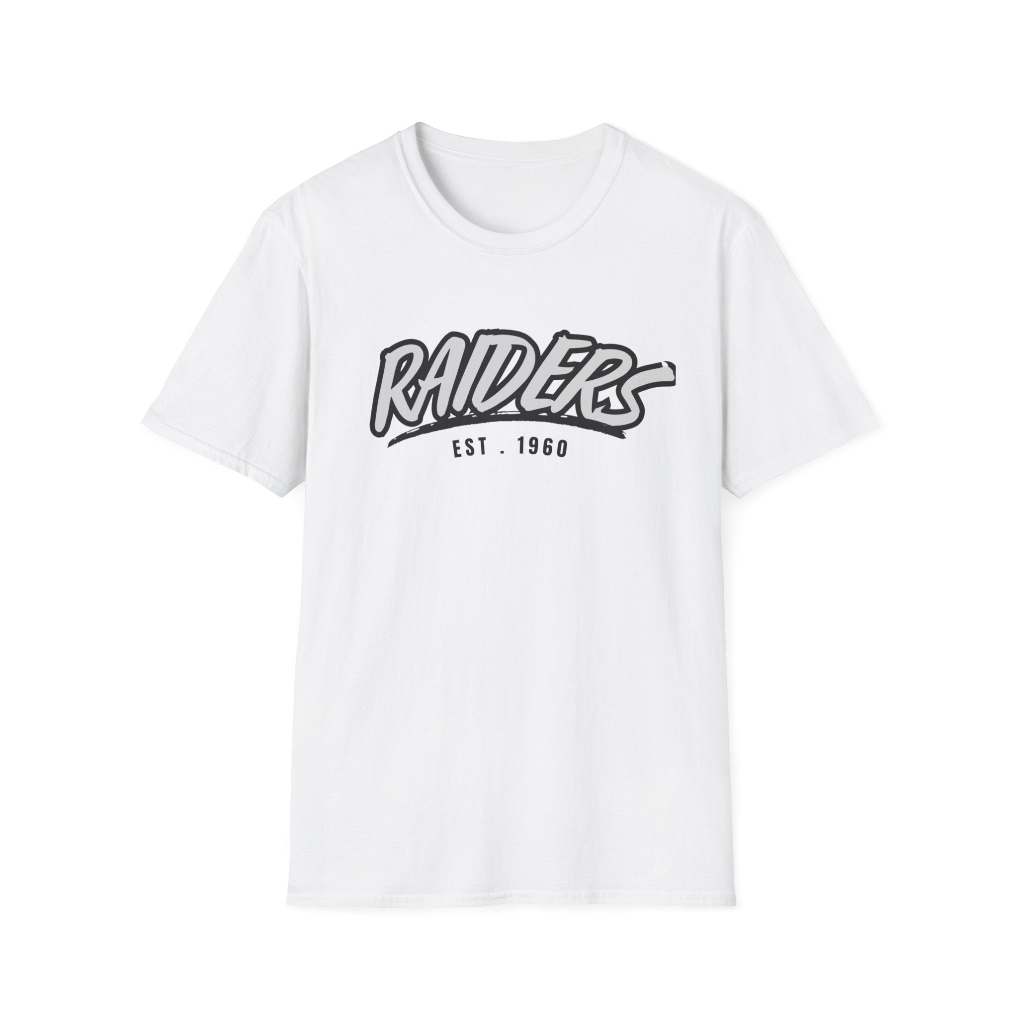 Football Shirt Unisex Softstyle T-Shirt, Football Fan Tee, Team Raiders Football Gift, Sports Fan Apparel, Game Day Shirt