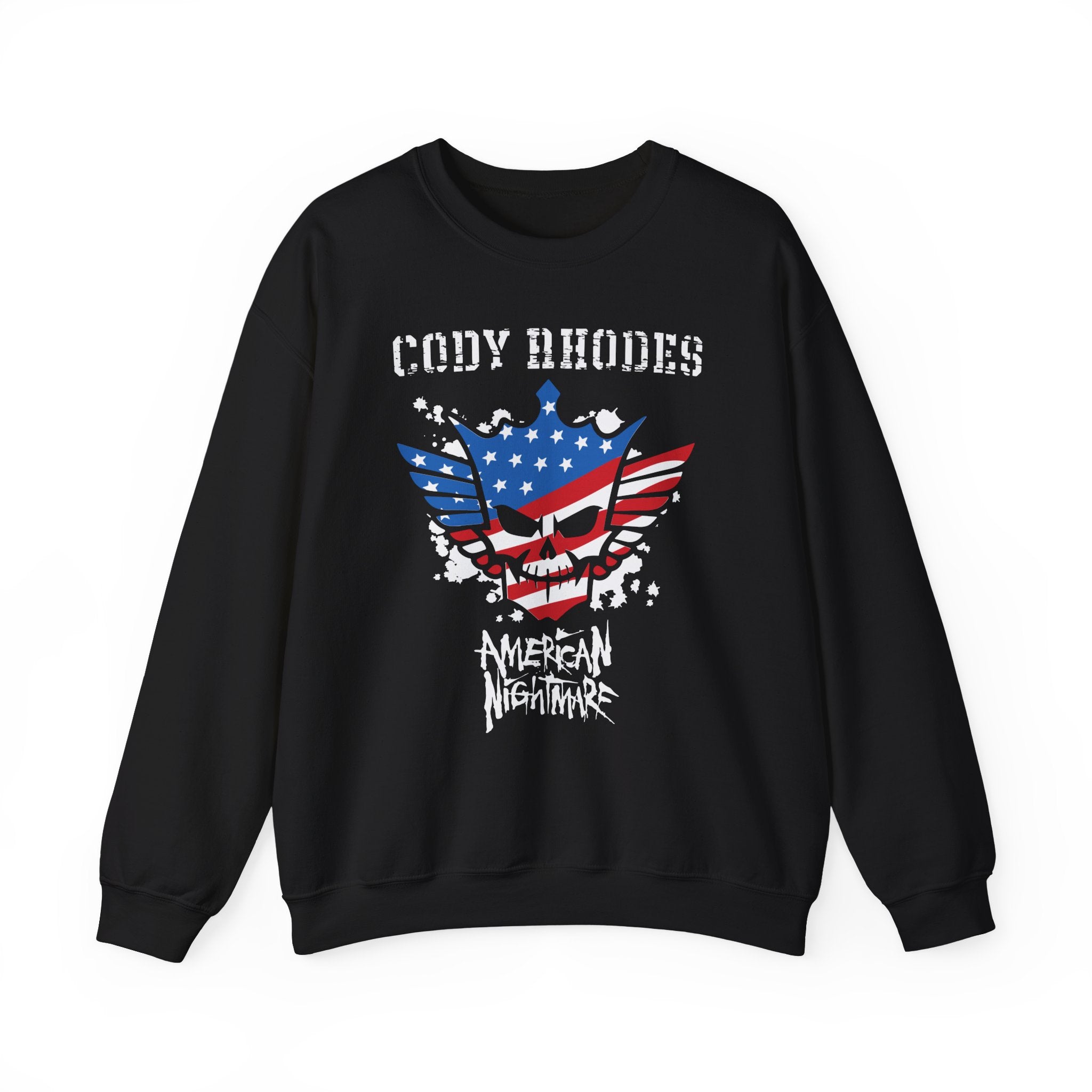 Cody Rhodes American Nightmare, Wrestling Fan Unisex Sweatshirt - Gift for Him or Her, Casual Outwear, Graphic Design, Heavy Blend Sweatshirt
