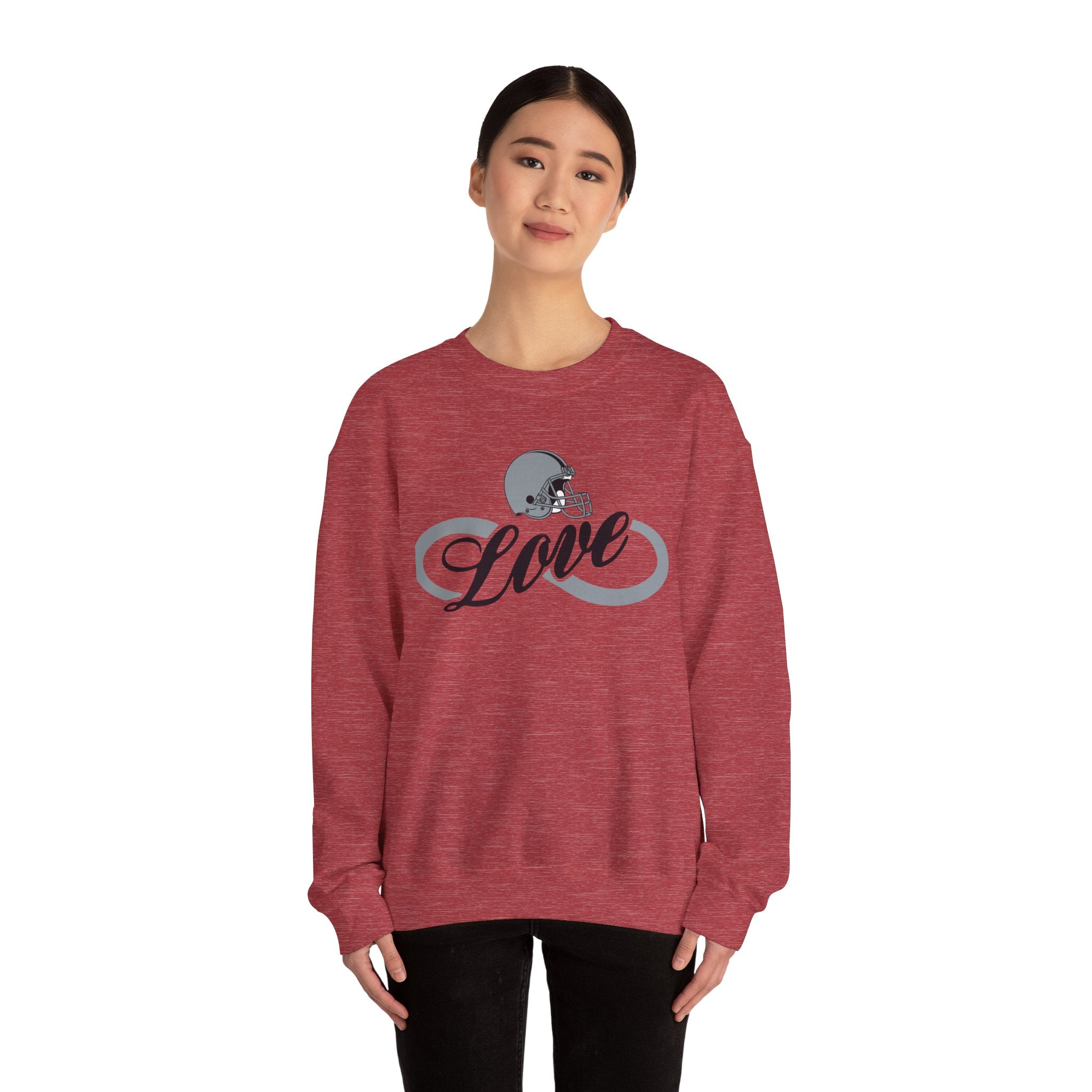 Love for Raiders Football Fan Sweatshirt, Unisex Sweatshirt, Football Fan Sweatshirt, Casual Sweatshirt, Summer Fit Sweatshirt