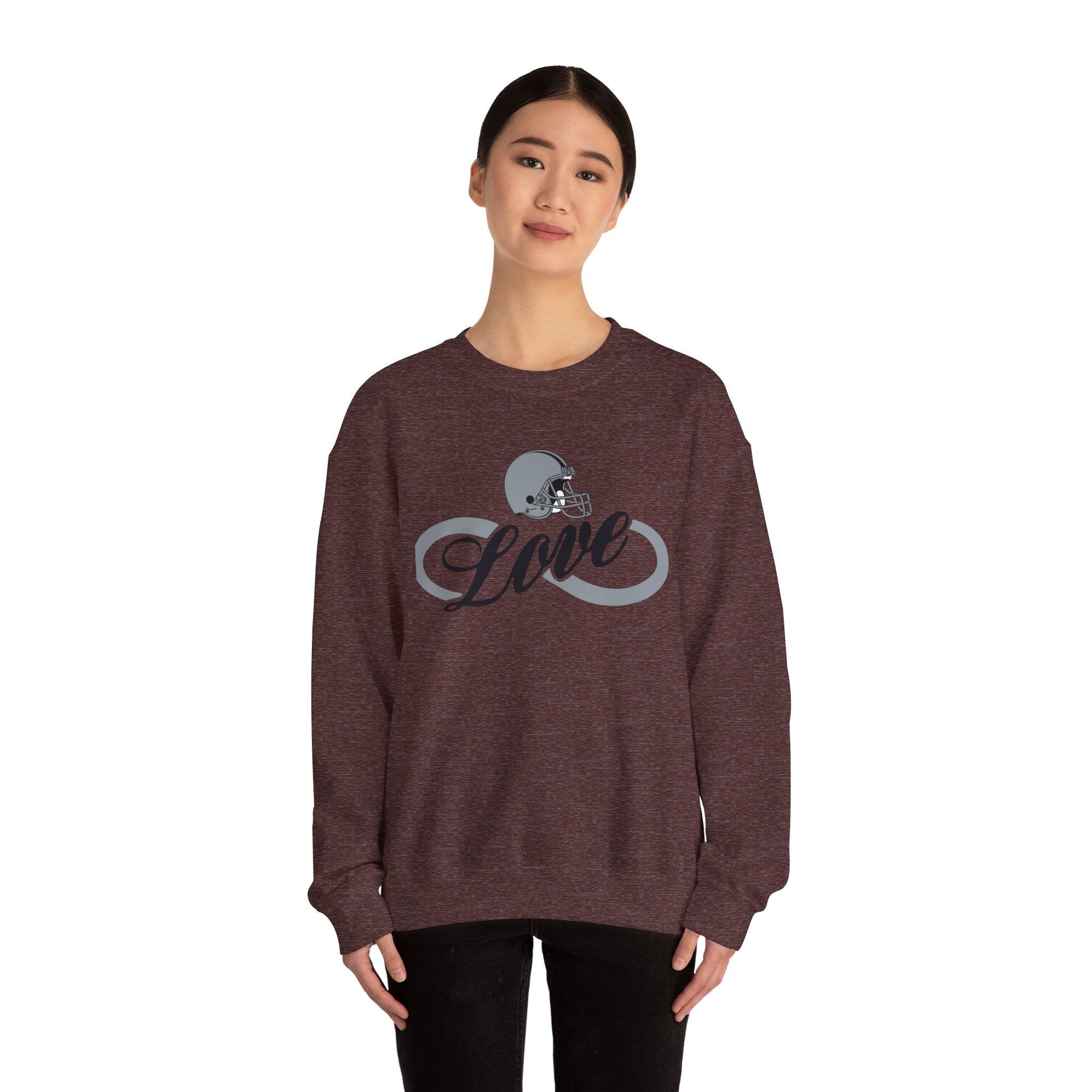 Love for Raiders Football Fan Sweatshirt, Unisex Sweatshirt, Football Fan Sweatshirt, Casual Sweatshirt, Summer Fit Sweatshirt