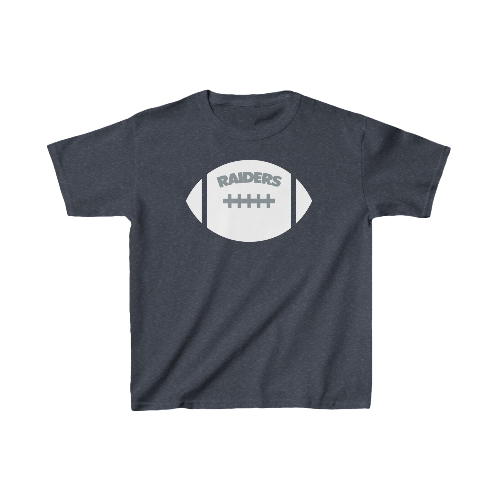 Football Raiders Icon Shirt for Kids, Gift Fan Sports Shirt, Boys Girls Children Shirt Clothing, Youth Team Game Day Shirt