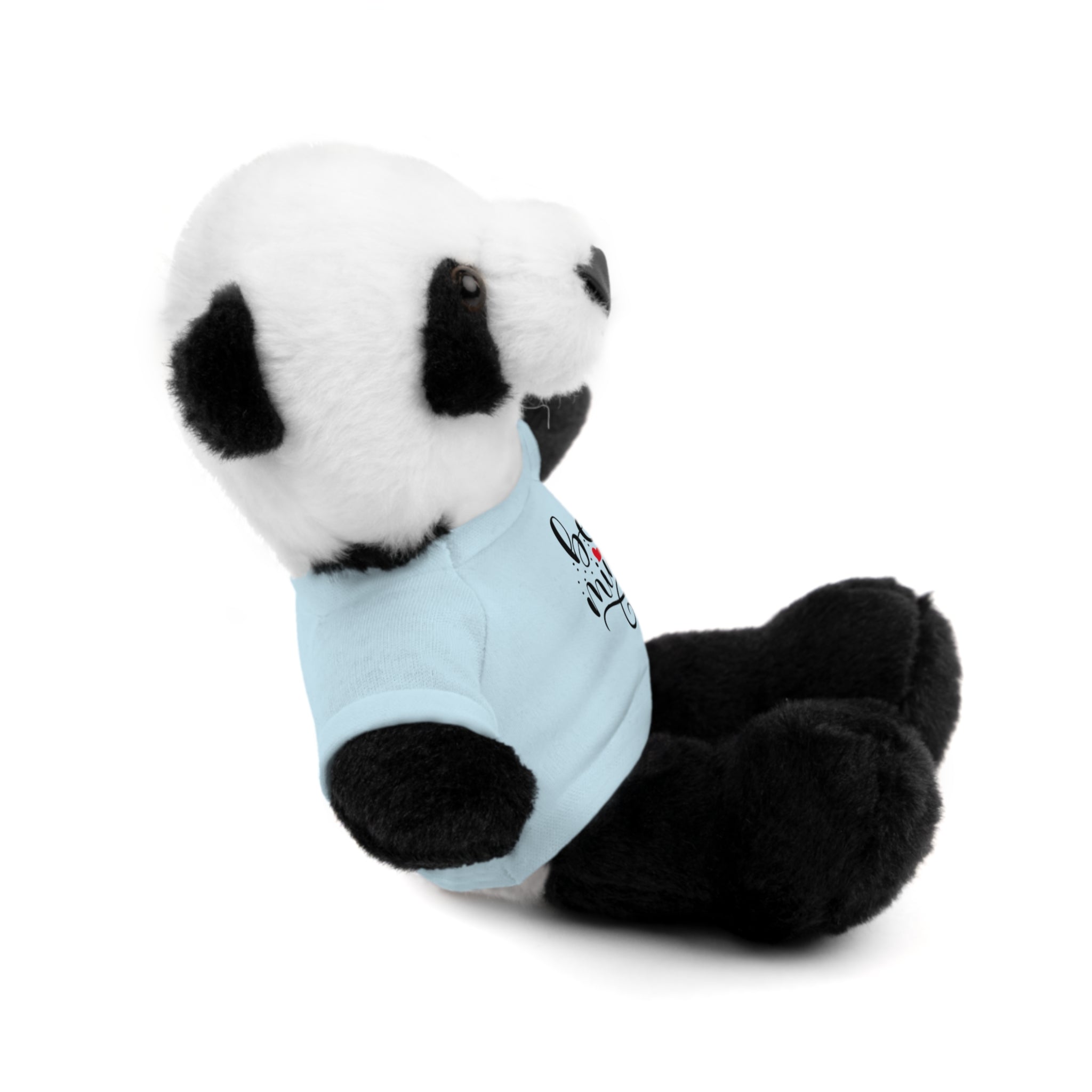 Lovely Panda Plushy, Be Mine, Stuffed Animals Shirt Printed, Suitable for Soft Valentine's Day Gift for Her, Him