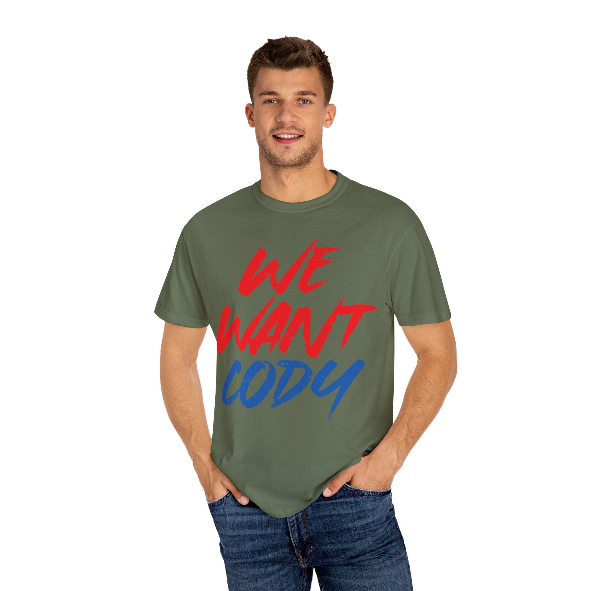 We Want Cody Graphic Design Cody Rhodes Fan Shirt, Sports Fan T-shirt, Unisex Shirt, Gift for Her-Him, Casual Outwear Shirt