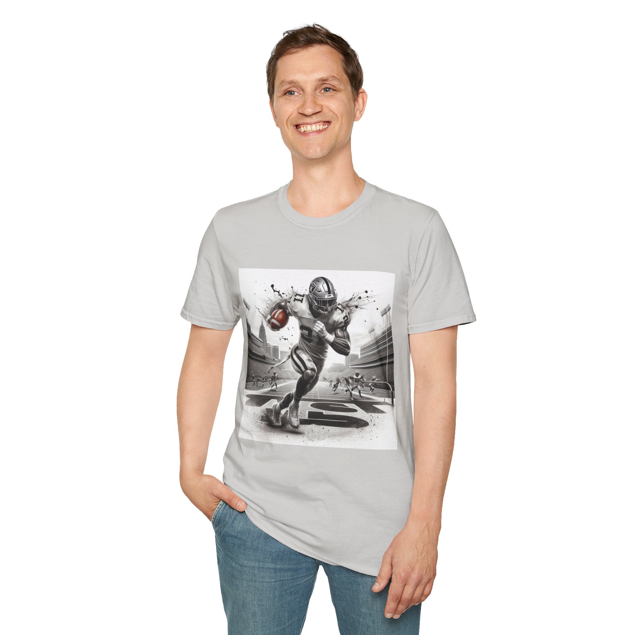 Silver Storm Raiders Shirt , Raiders Fan Football Shirt, Unisex Shirt, Football Fan Tee, Trendy Shirt, Casual Summer Shirt