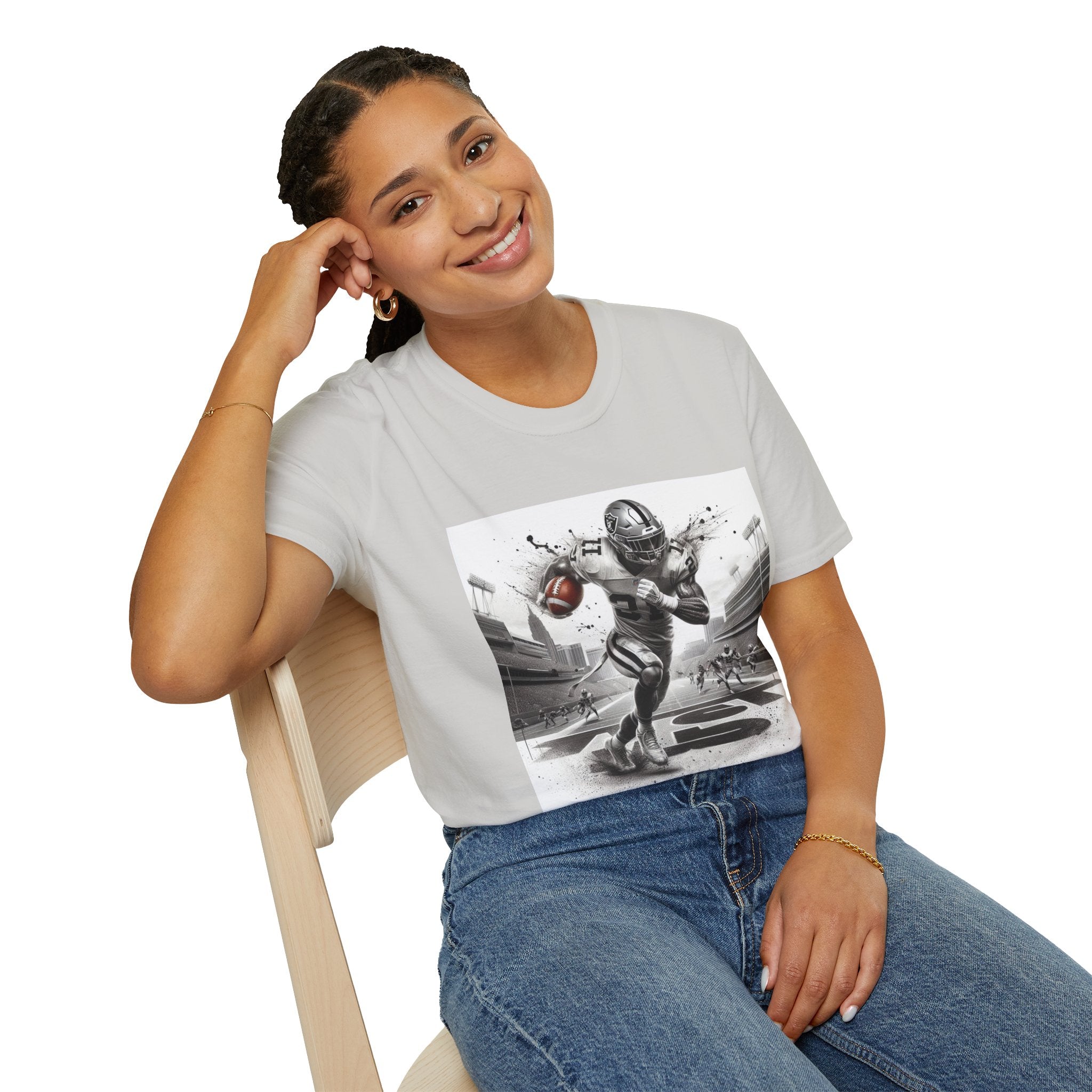 Silver Storm Raiders Shirt , Raiders Fan Football Shirt, Unisex Shirt, Football Fan Tee, Trendy Shirt, Casual Summer Shirt