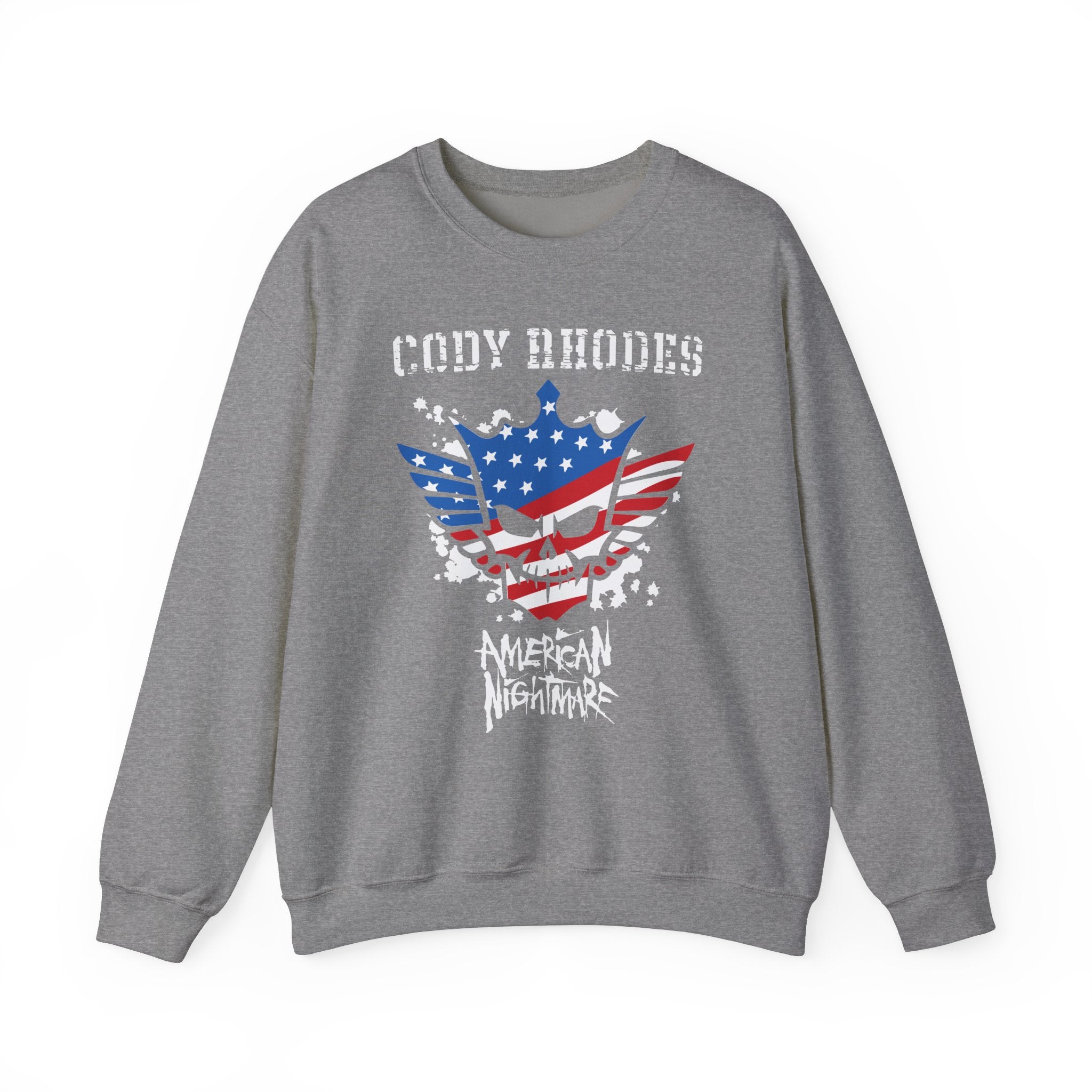 Cody Rhodes American Nightmare, Wrestling Fan Unisex Sweatshirt - Gift for Him or Her, Casual Outwear, Graphic Design, Heavy Blend Sweatshirt