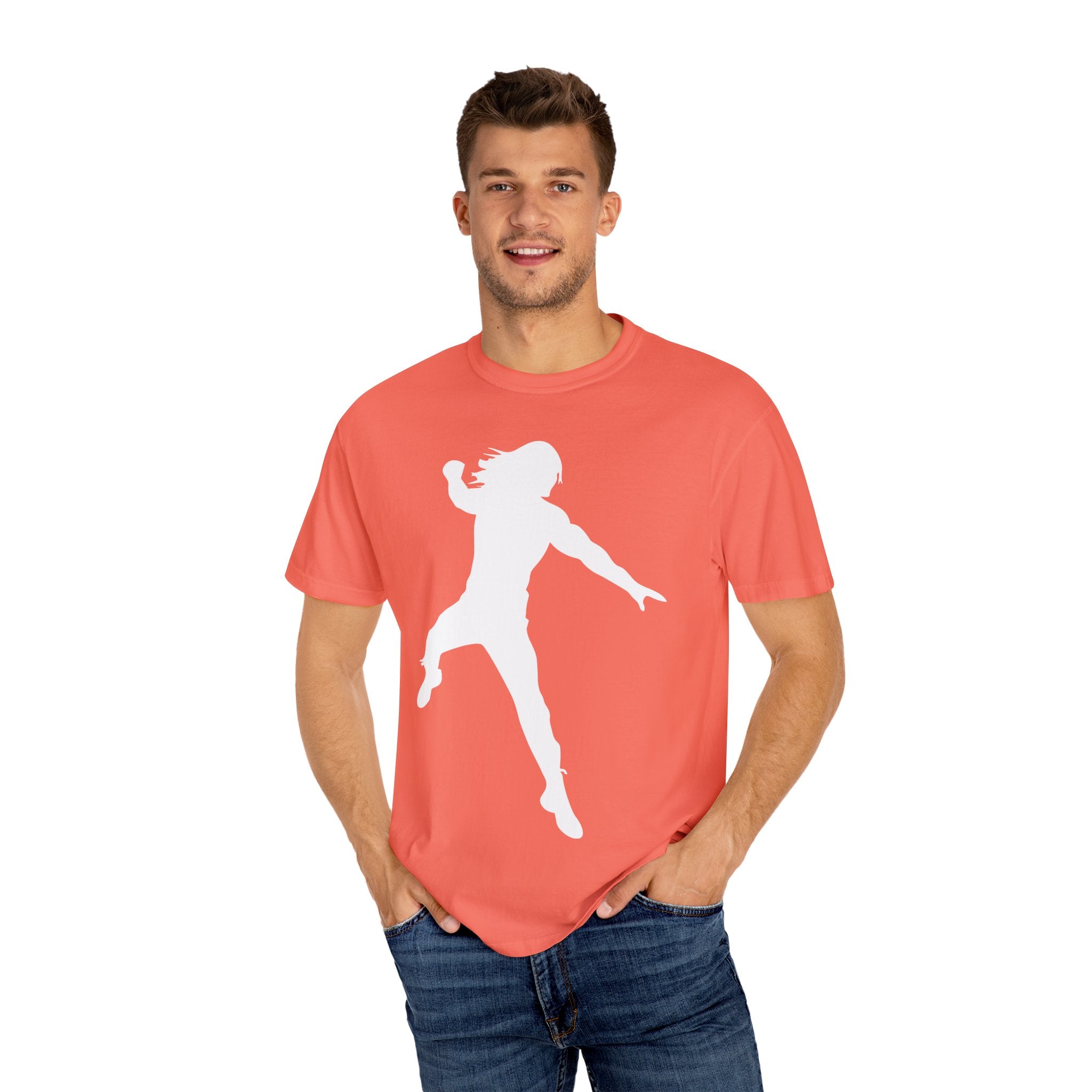 Jump Roman Reigns White Fan Shirt, Sports Fan T-shirt, Unisex Shirt, Gift for Her-Him, Casual Outwear Shirt, Graphic Shirt