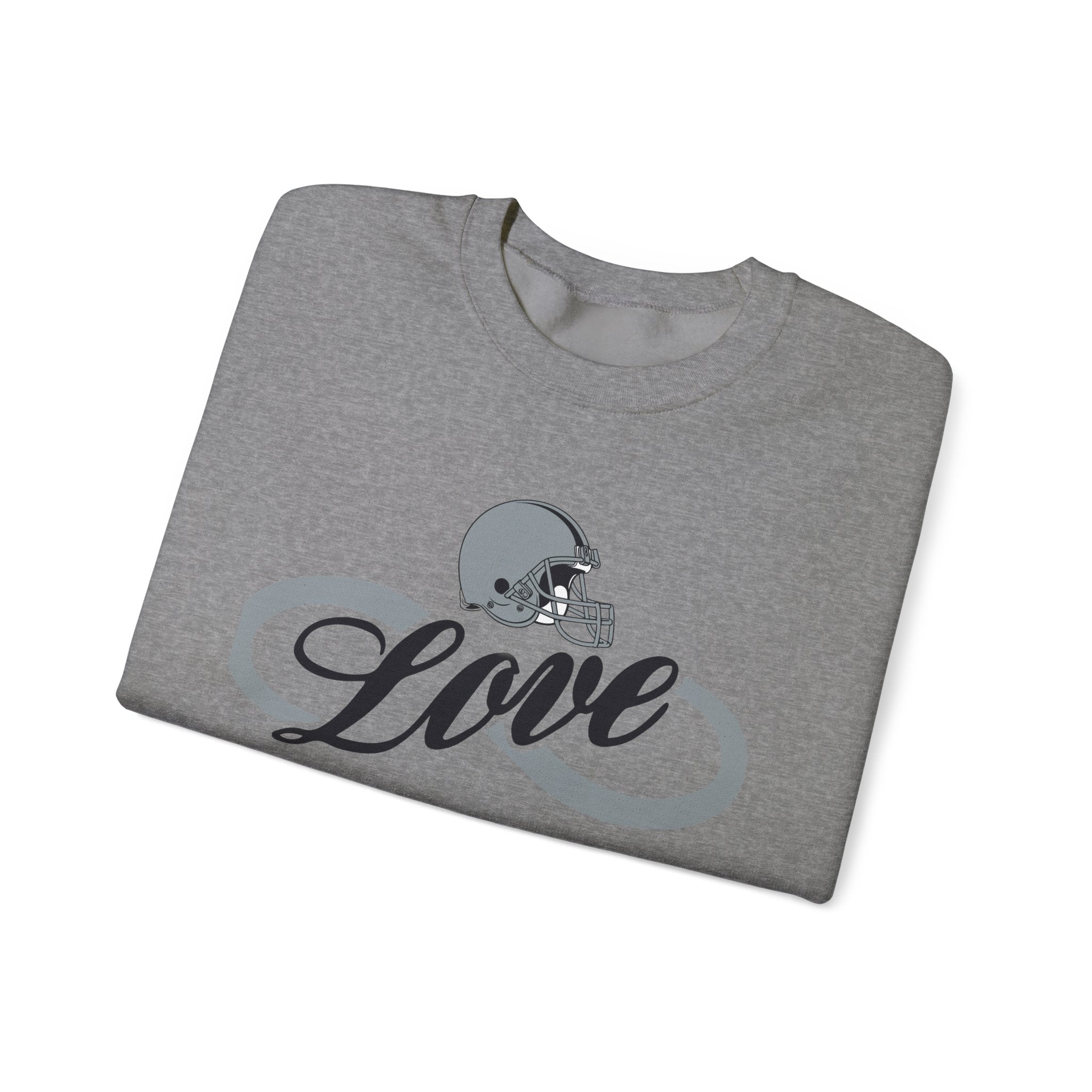 Love for Raiders Football Fan Sweatshirt, Unisex Sweatshirt, Football Fan Sweatshirt, Casual Sweatshirt, Summer Fit Sweatshirt
