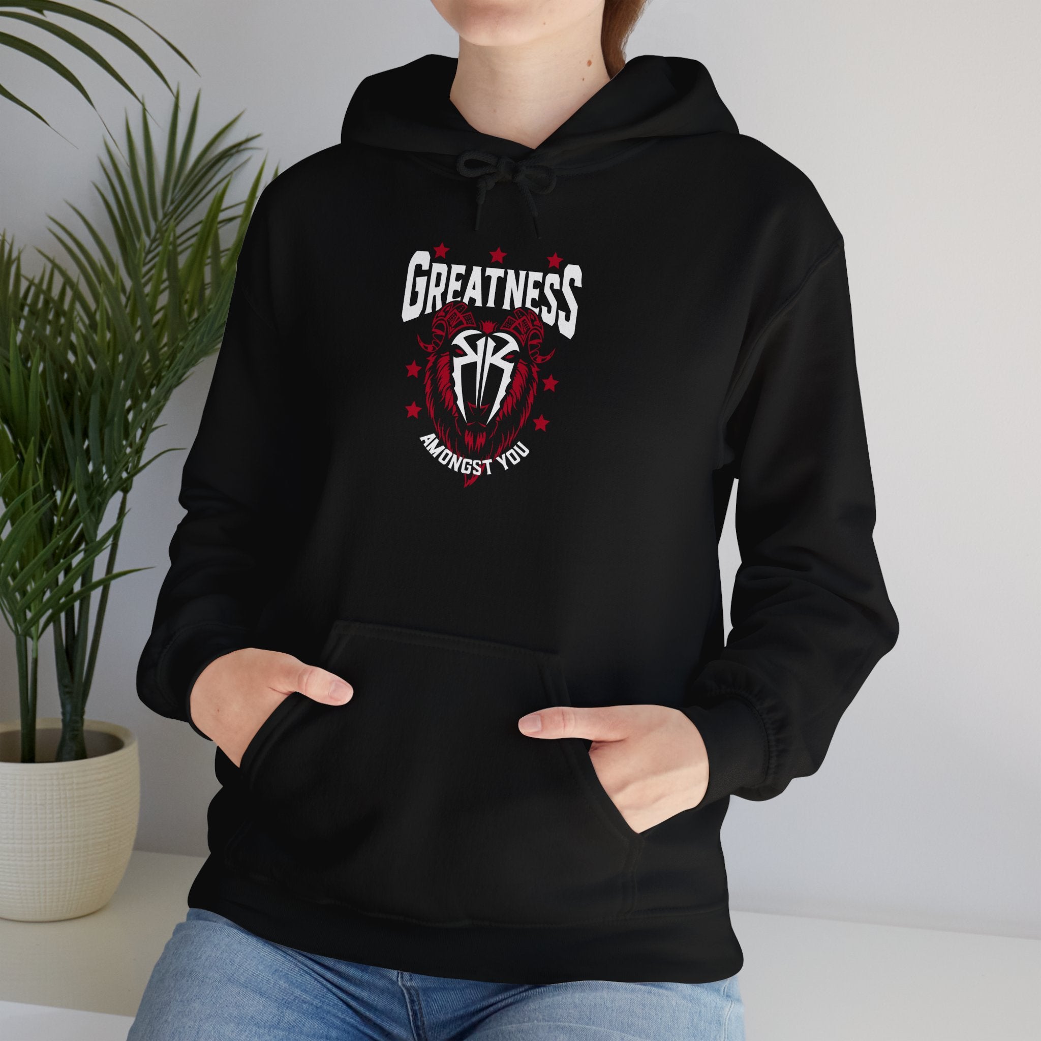 Greatness Amongst You, Royal Reigns Hoodies, Pro Wrestling Apparel, Heavy Blend Hoodie, Sports Fan Gift, Graphic Pullover