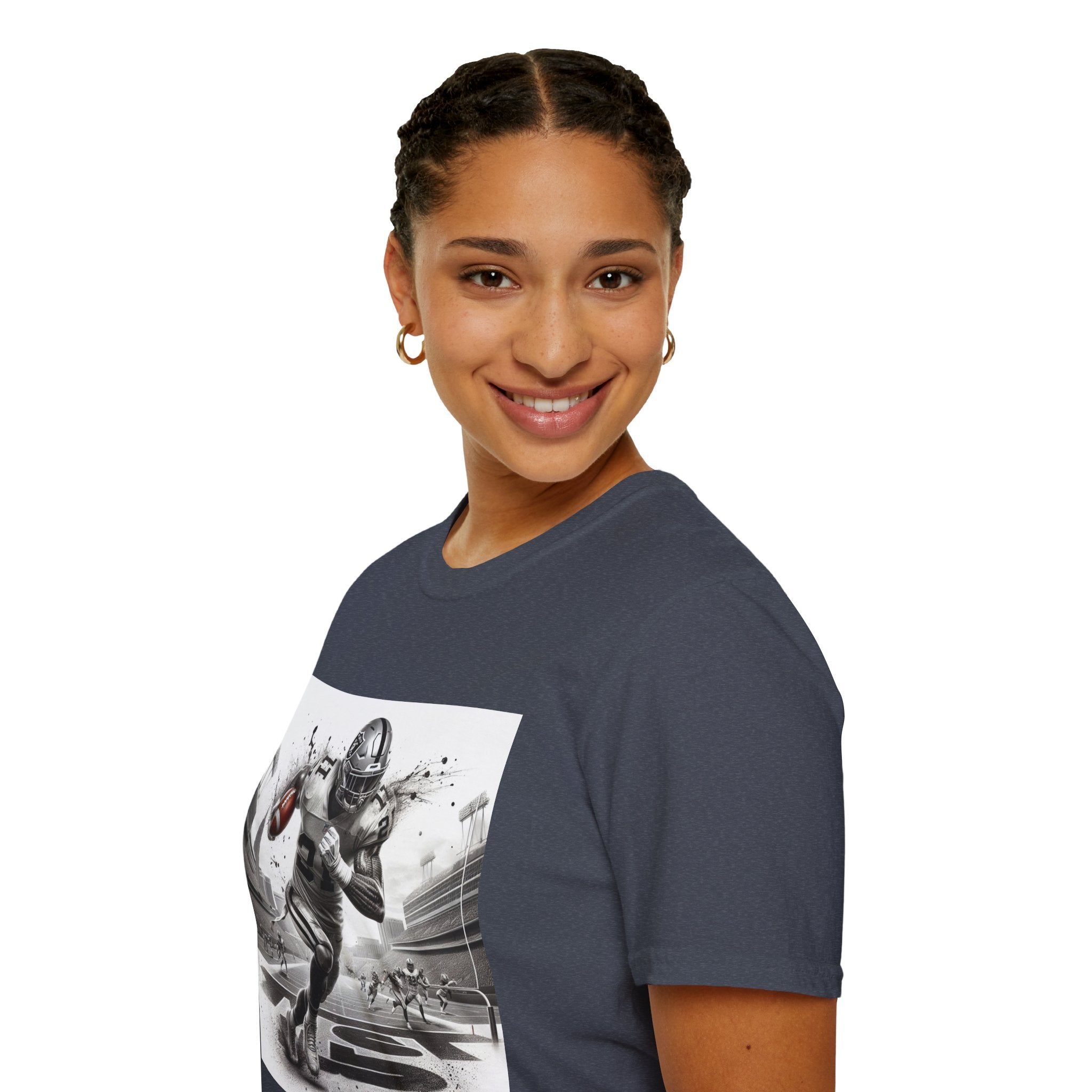 Silver Storm Raiders Shirt , Raiders Fan Football Shirt, Unisex Shirt, Football Fan Tee, Trendy Shirt, Casual Summer Shirt