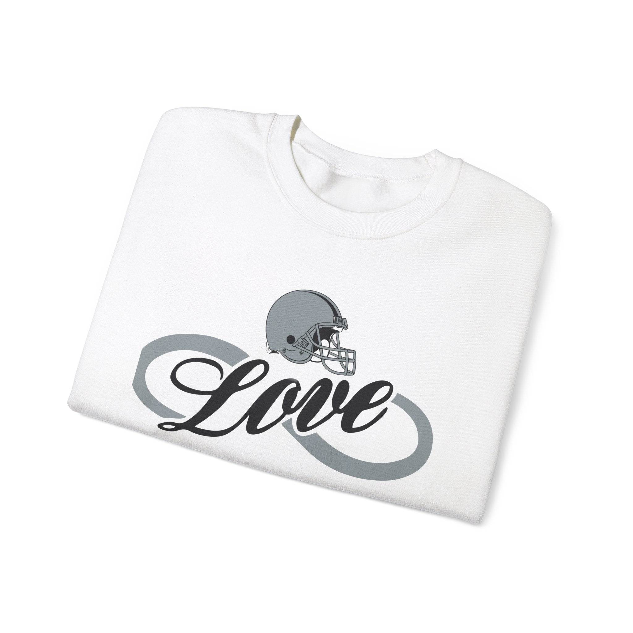Love for Raiders Football Fan Sweatshirt, Unisex Sweatshirt, Football Fan Sweatshirt, Casual Sweatshirt, Summer Fit Sweatshirt