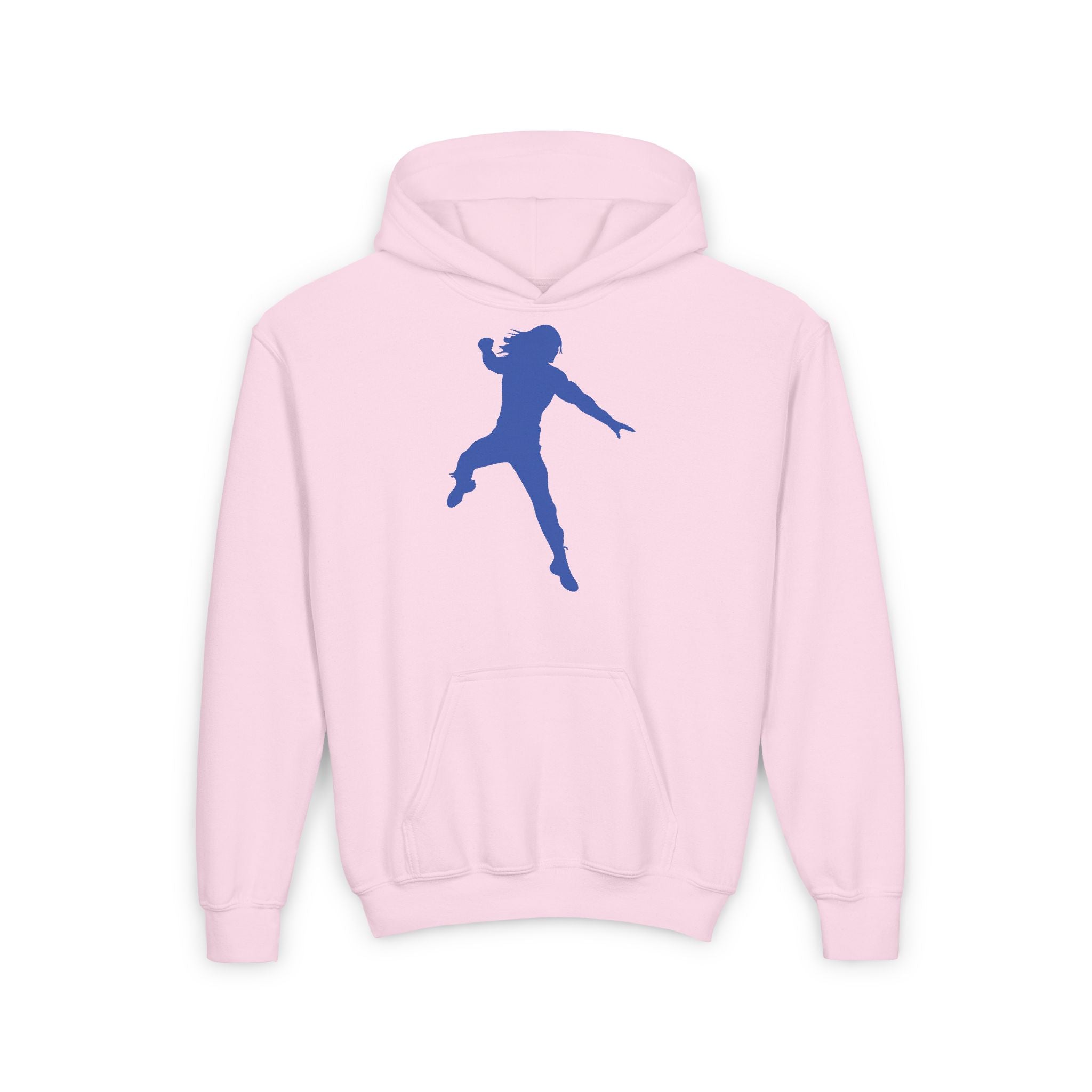 Roman Reigns Jump Orange Shirt Design, Sports Fan Kids Hoodies - Youth Heavy Blend Hooded Sweatshirt, Unisex Wrestling Fan Hoodies, Gift for Her-Him, Casual Outwear