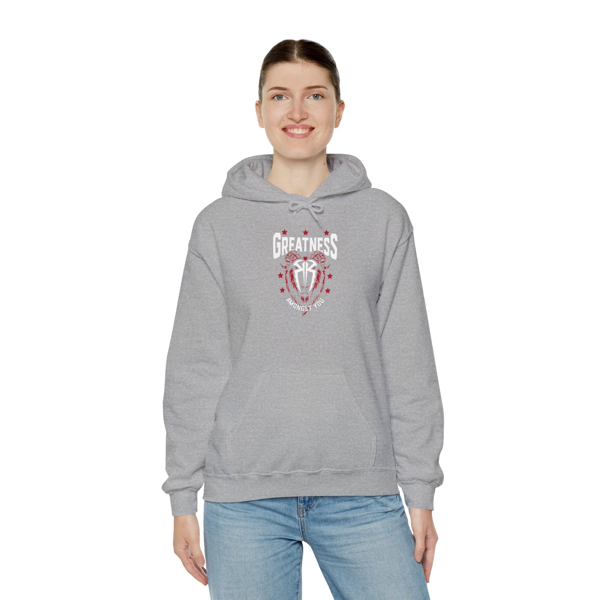Greatness Amongst You, Royal Reigns Hoodies, Pro Wrestling Apparel, Heavy Blend Hoodie, Sports Fan Gift, Graphic Pullover