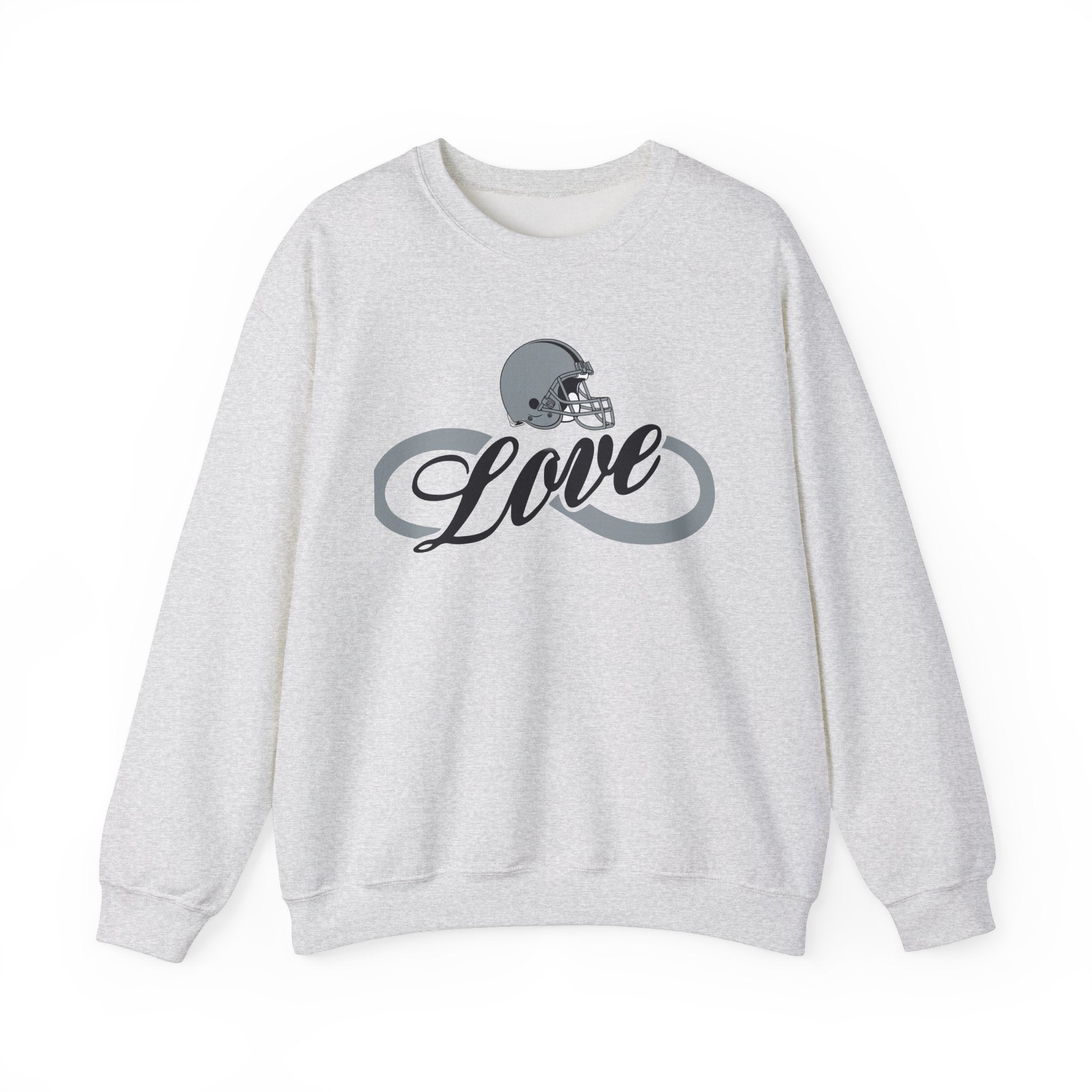 Love for Raiders Football Fan Sweatshirt, Unisex Sweatshirt, Football Fan Sweatshirt, Casual Sweatshirt, Summer Fit Sweatshirt