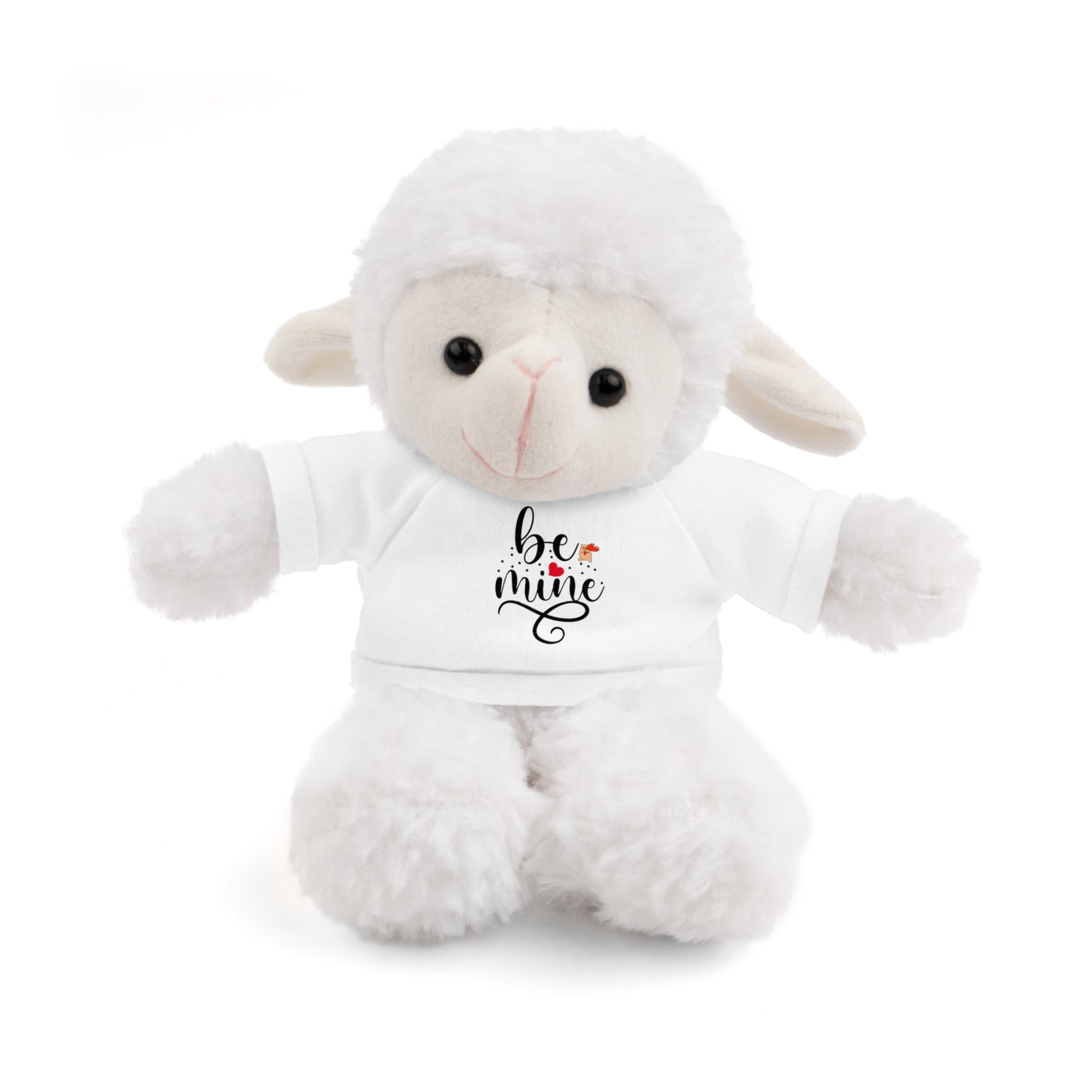 Lovely Panda Plushy, Be Mine, Stuffed Animals Shirt Printed, Suitable for Soft Valentine's Day Gift for Her, Him