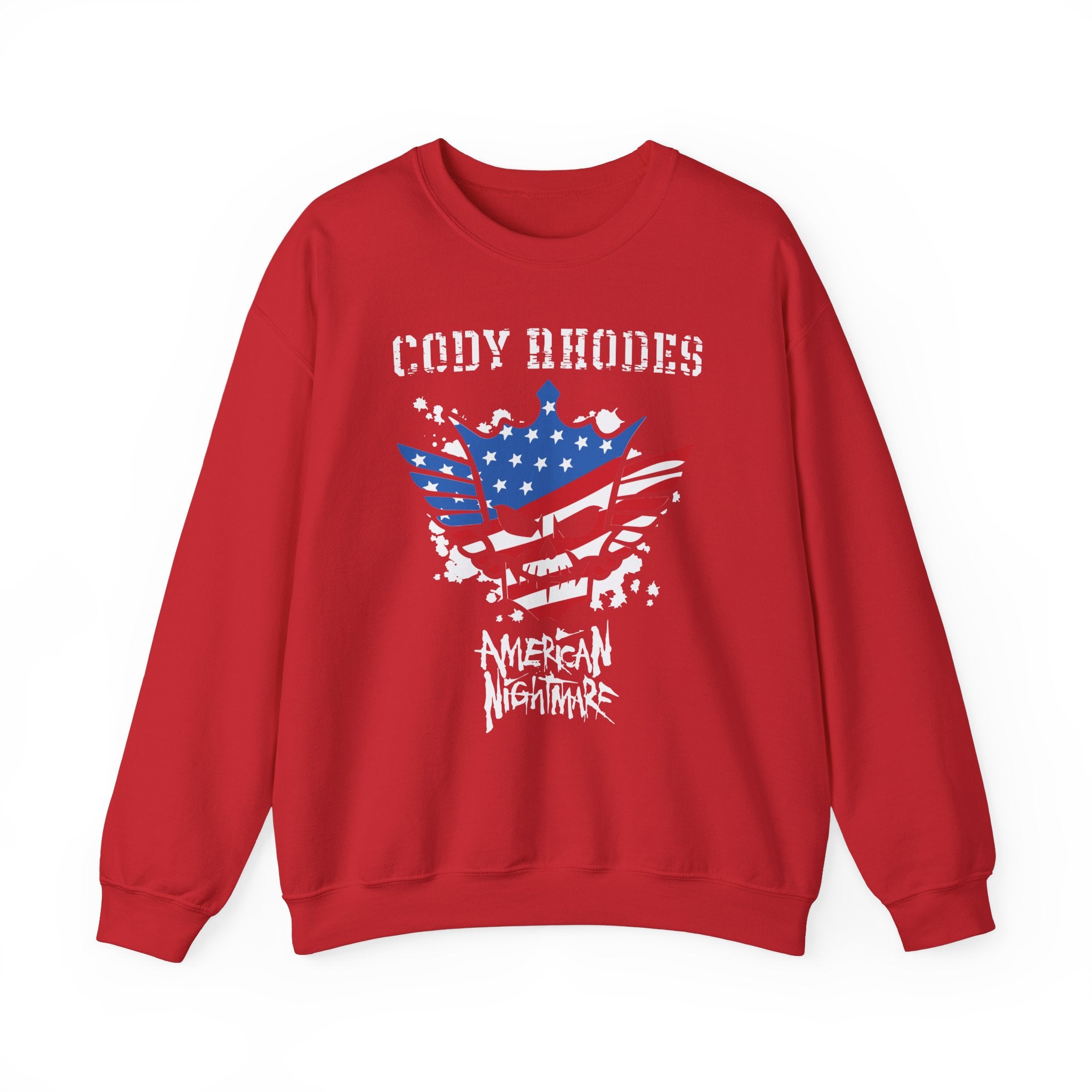 Cody Rhodes American Nightmare, Wrestling Fan Unisex Sweatshirt - Gift for Him or Her, Casual Outwear, Graphic Design, Heavy Blend Sweatshirt