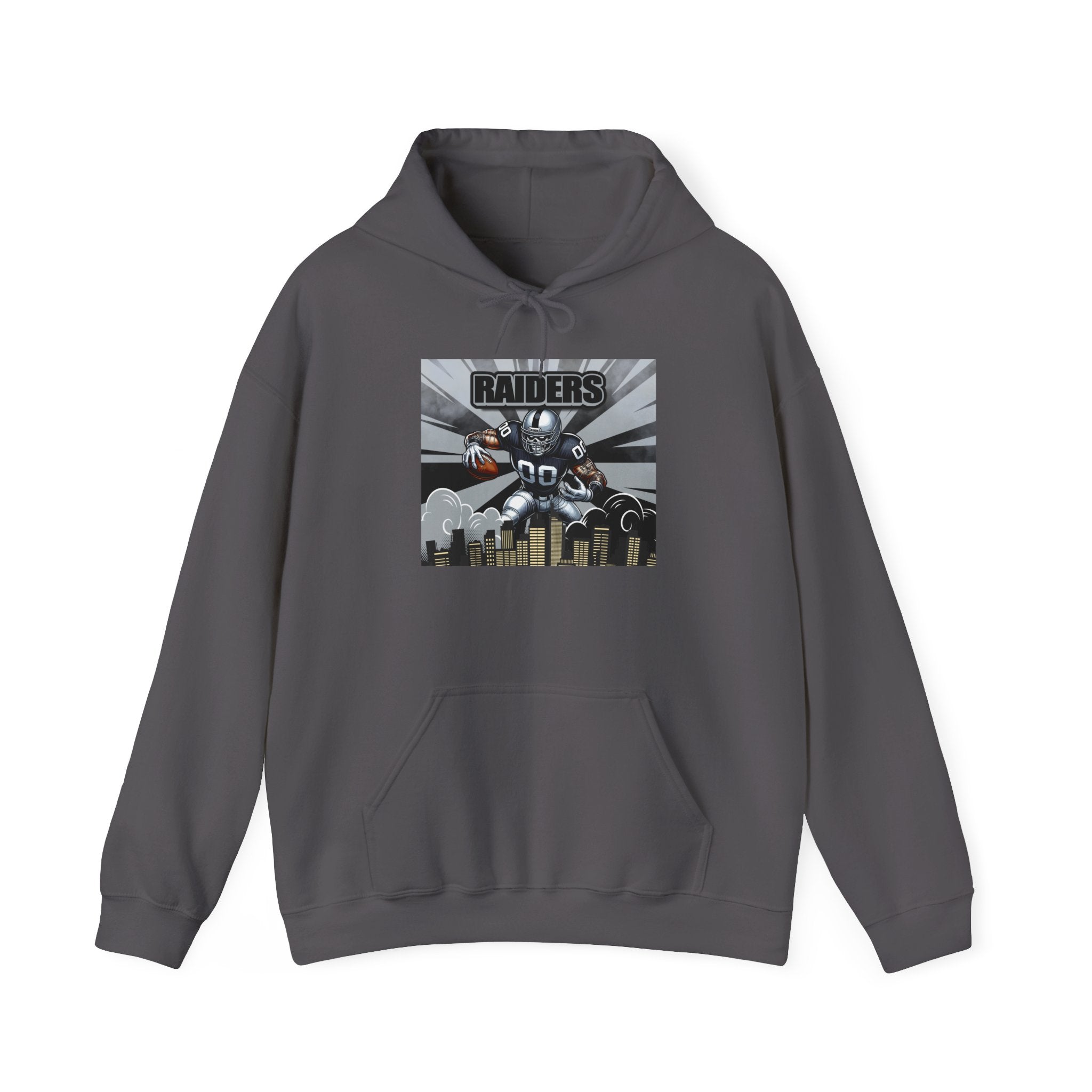 City Warrior Raiders Hoodie, Skyline Power Edition, Touchdown Raiders Hoodie, Unisex Hoodies, Raiders Football Fan Hoodie