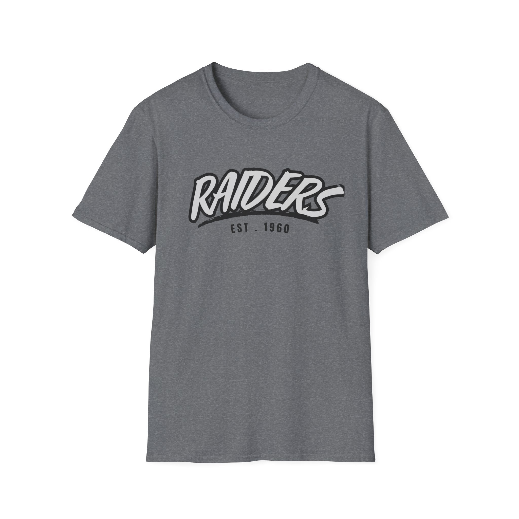 Football Shirt Unisex Softstyle T-Shirt, Football Fan Tee, Team Raiders Football Gift, Sports Fan Apparel, Game Day Shirt