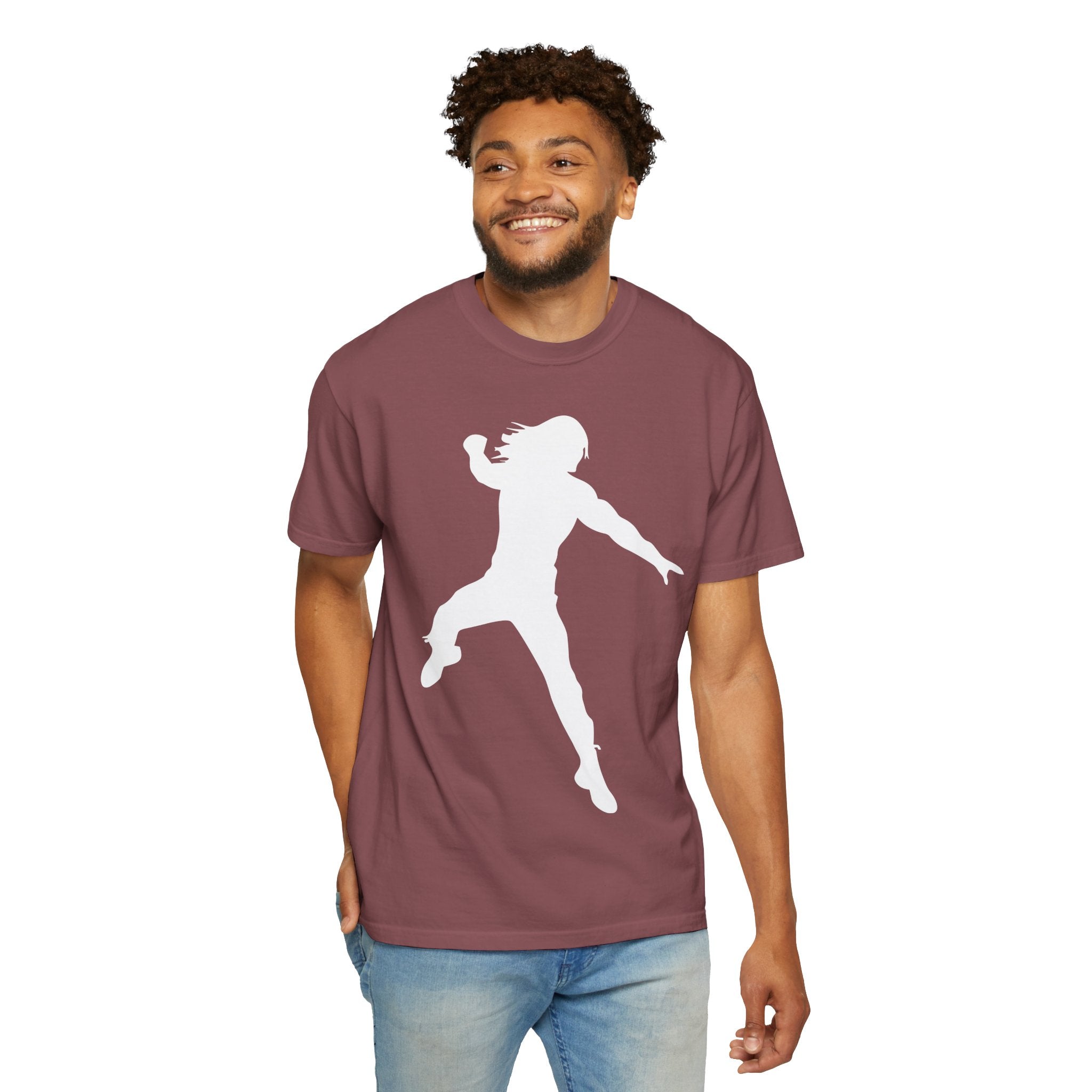 Jump Roman Reigns White Fan Shirt, Sports Fan T-shirt, Unisex Shirt, Gift for Her-Him, Casual Outwear Shirt, Graphic Shirt