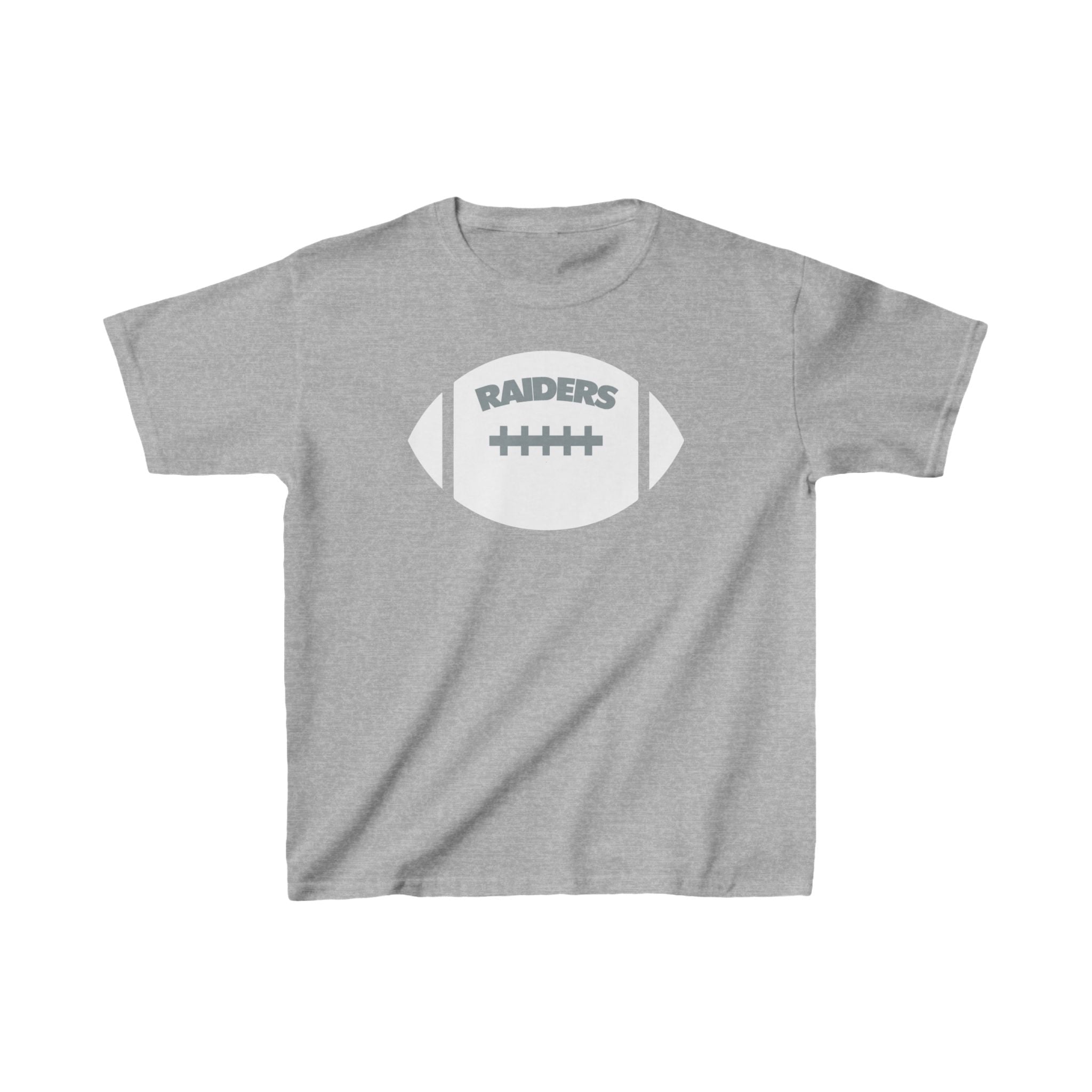Football Raiders Icon Shirt for Kids, Gift Fan Sports Shirt, Boys Girls Children Shirt Clothing, Youth Team Game Day Shirt