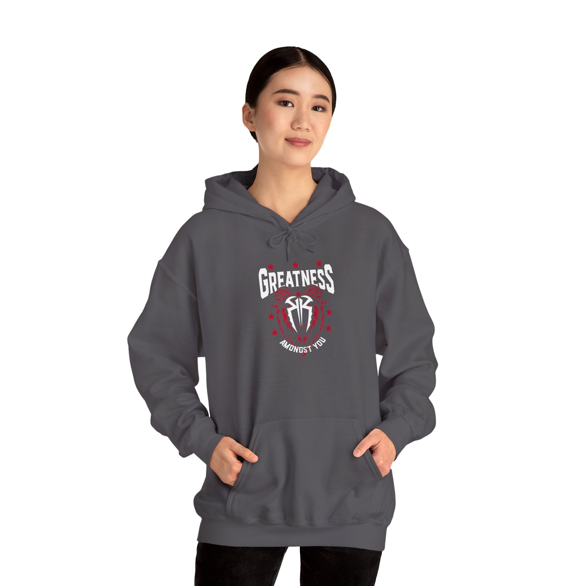 Greatness Amongst You, Royal Reigns Hoodies, Pro Wrestling Apparel, Heavy Blend Hoodie, Sports Fan Gift, Graphic Pullover