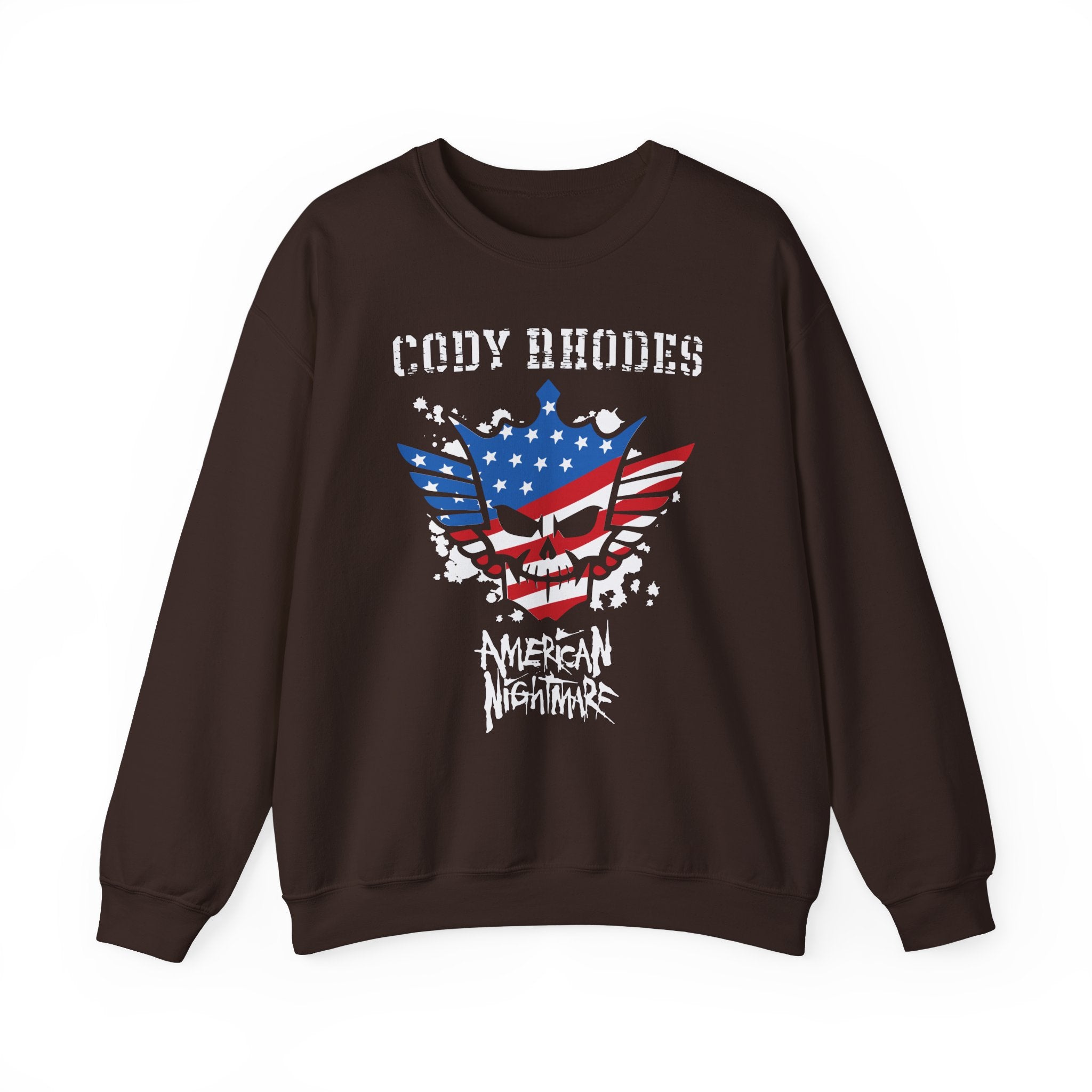Cody Rhodes American Nightmare, Wrestling Fan Unisex Sweatshirt - Gift for Him or Her, Casual Outwear, Graphic Design, Heavy Blend Sweatshirt