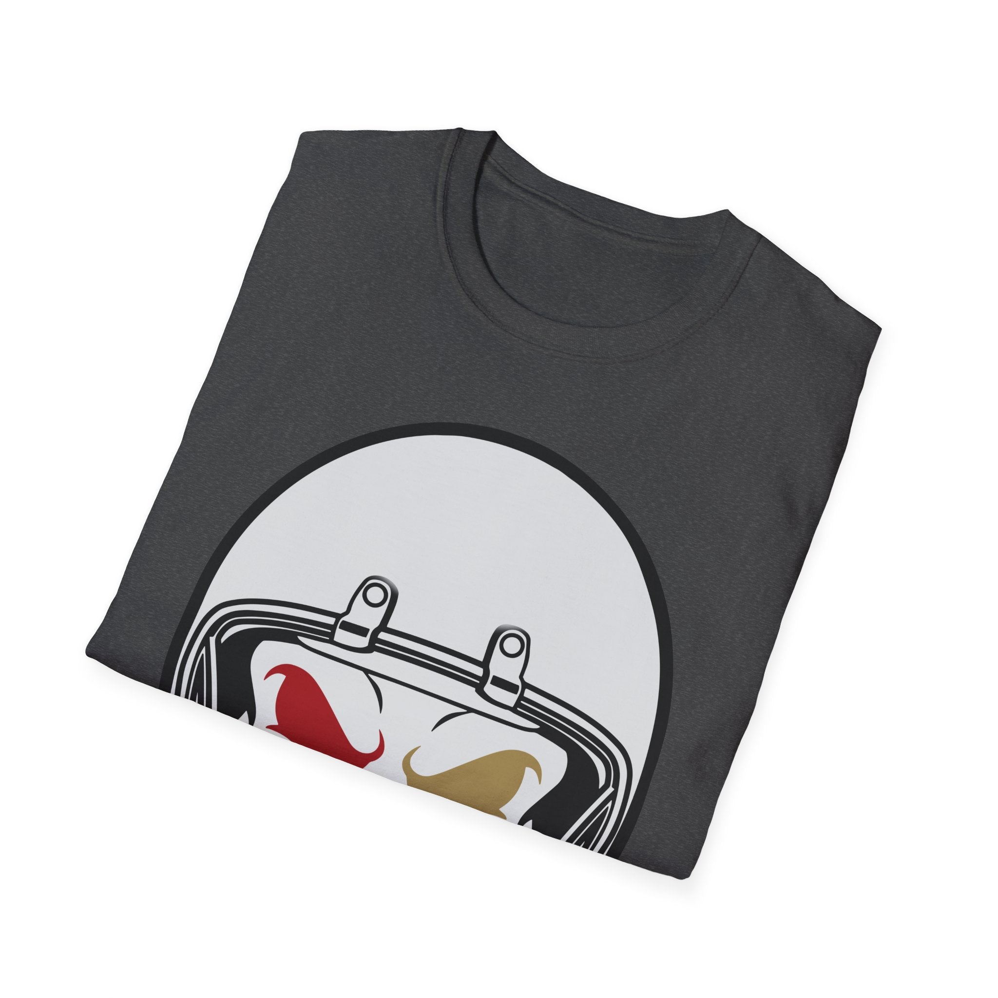 SF Football Skull Helmet T-Shirt - Unique Fan Apparel, Football Team Tee, Game Day Shirt, Sporty Top, Men's Women's Clothing