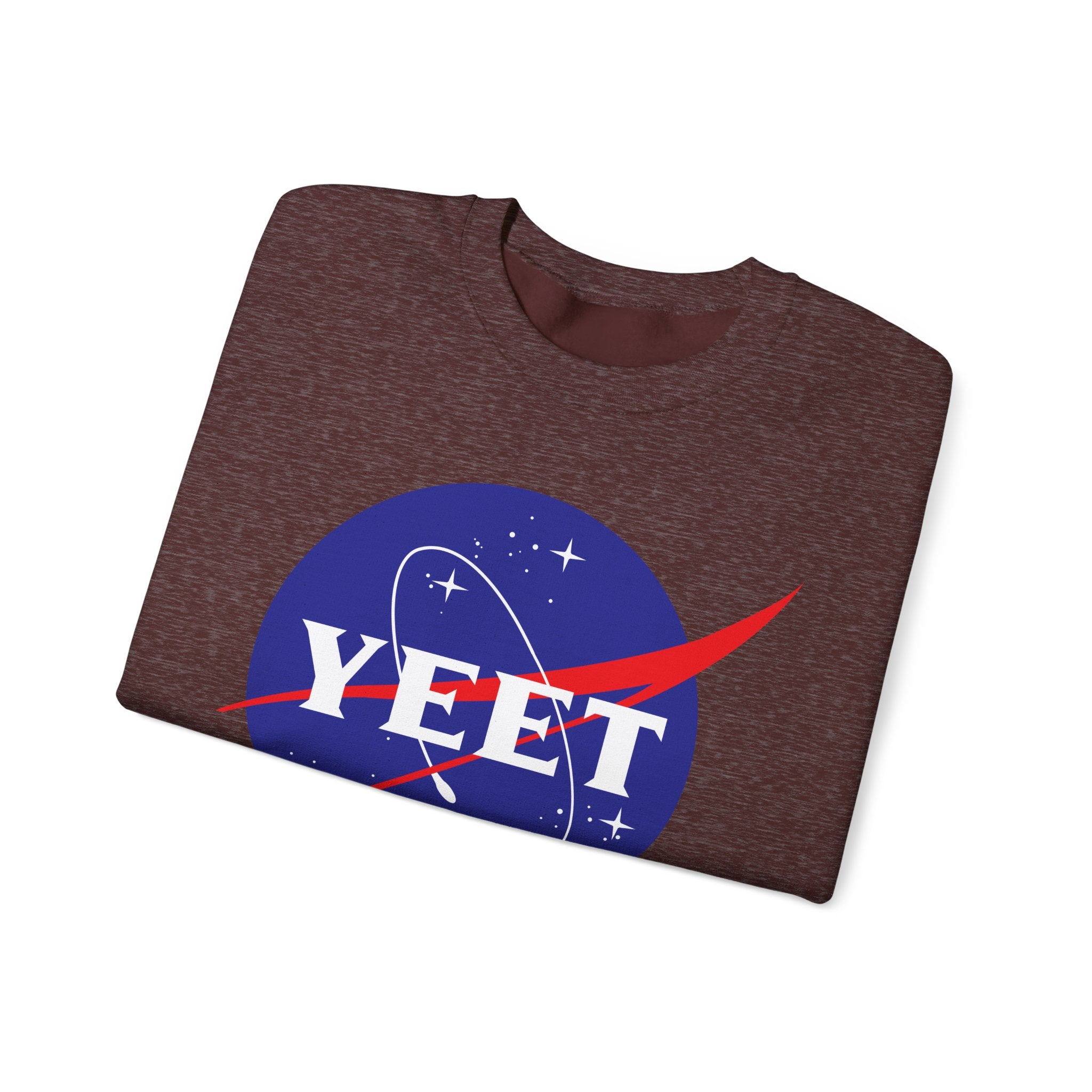 Yeet Nasa Sweatshirt Design, Sports Sweatshirt, Wrestling Fan Unisex Sweatshirt - Gift for Him or Her, Casual Outwear, Heavy Blend Crewneck Sweatshirt