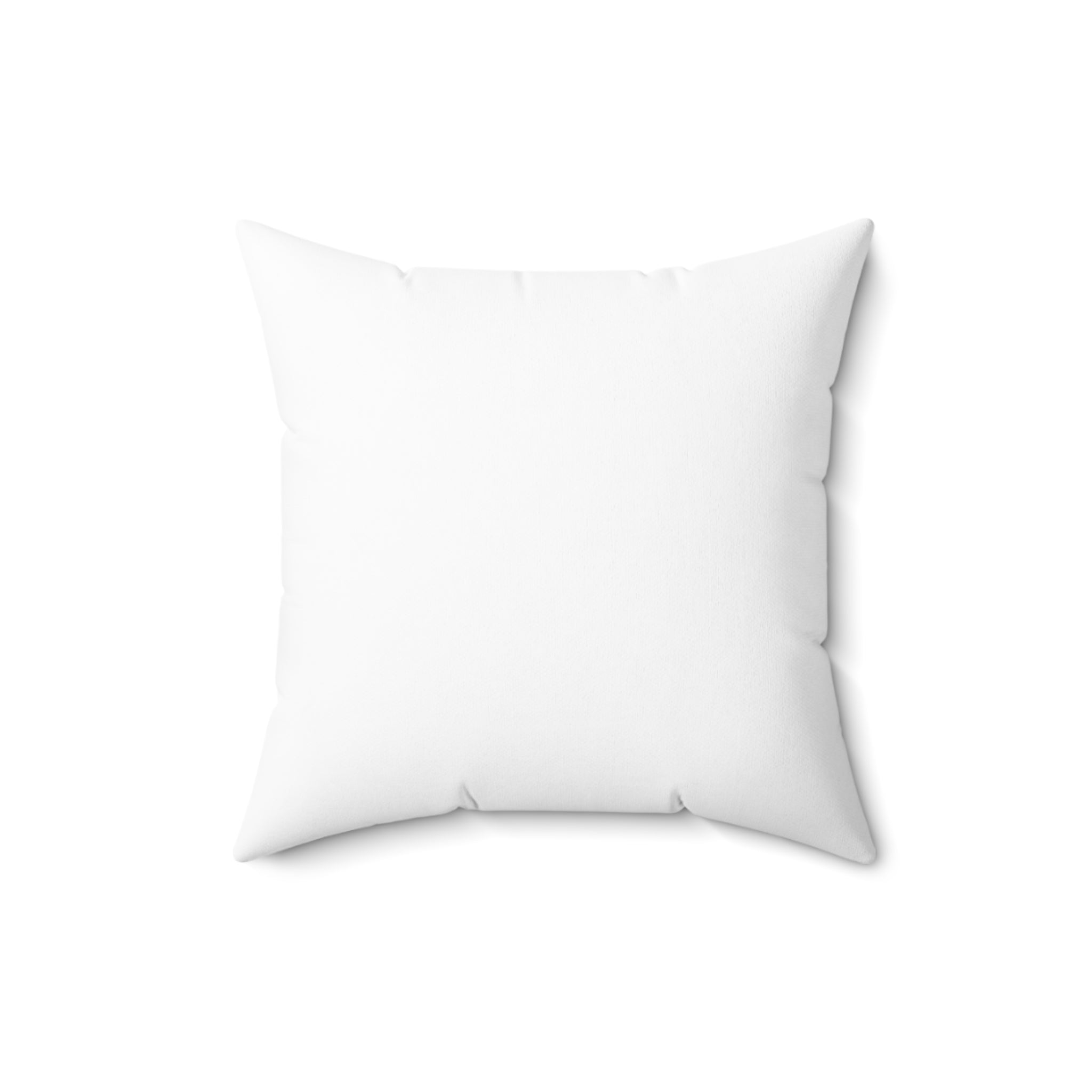 White Organic Print Pillow Covers, Decorative Couch Sofa Accent Pillows, Living Room Spun Polyester Square Pillow