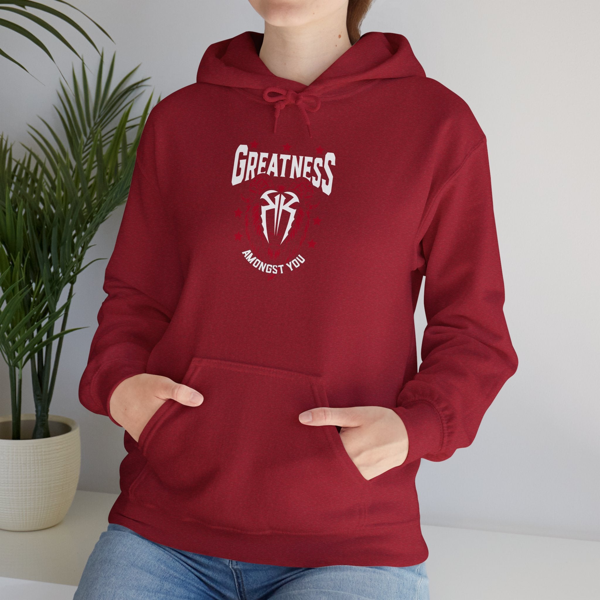 Greatness Amongst You, Royal Reigns Hoodies, Pro Wrestling Apparel, Heavy Blend Hoodie, Sports Fan Gift, Graphic Pullover