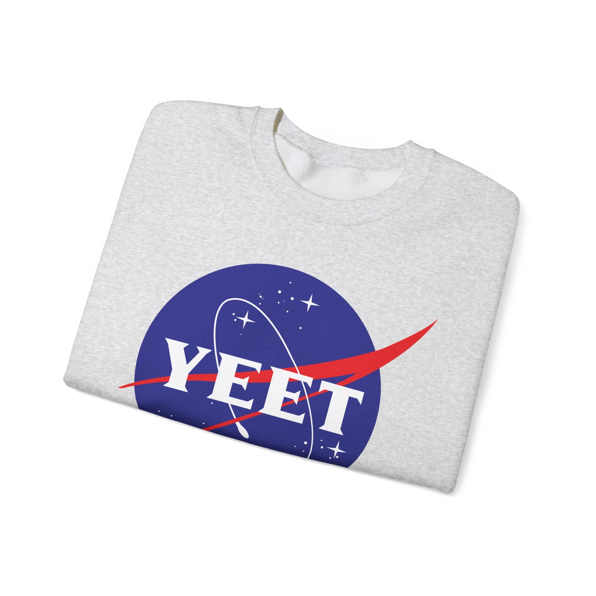 Yeet Nasa Sweatshirt Design, Sports Sweatshirt, Wrestling Fan Unisex Sweatshirt - Gift for Him or Her, Casual Outwear, Heavy Blend Crewneck Sweatshirt