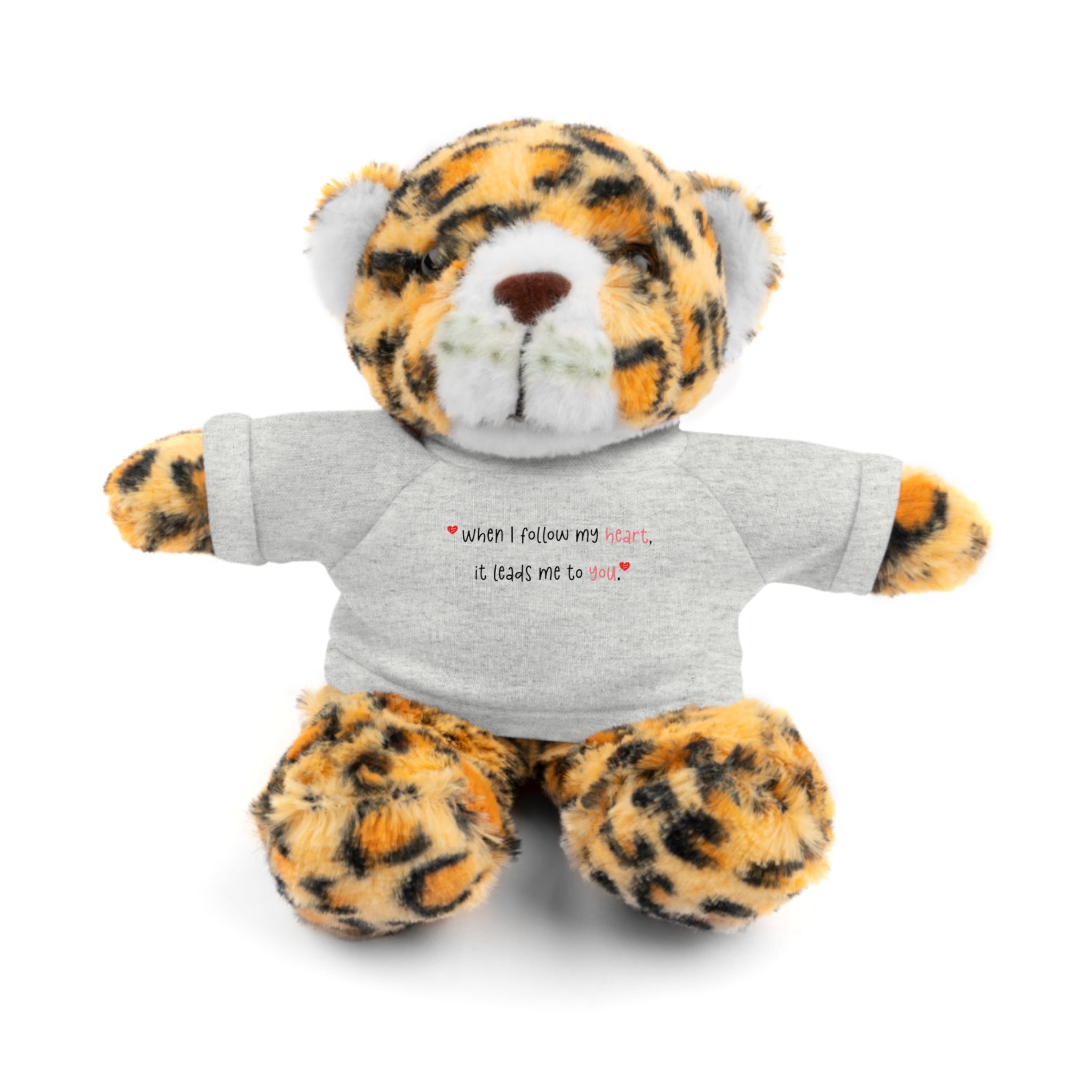 Panda Plushies, I Love You, Stuffed Animals Shirt Printed, Suitable for Soft Valentine's Day Gift Plush Bear Toy