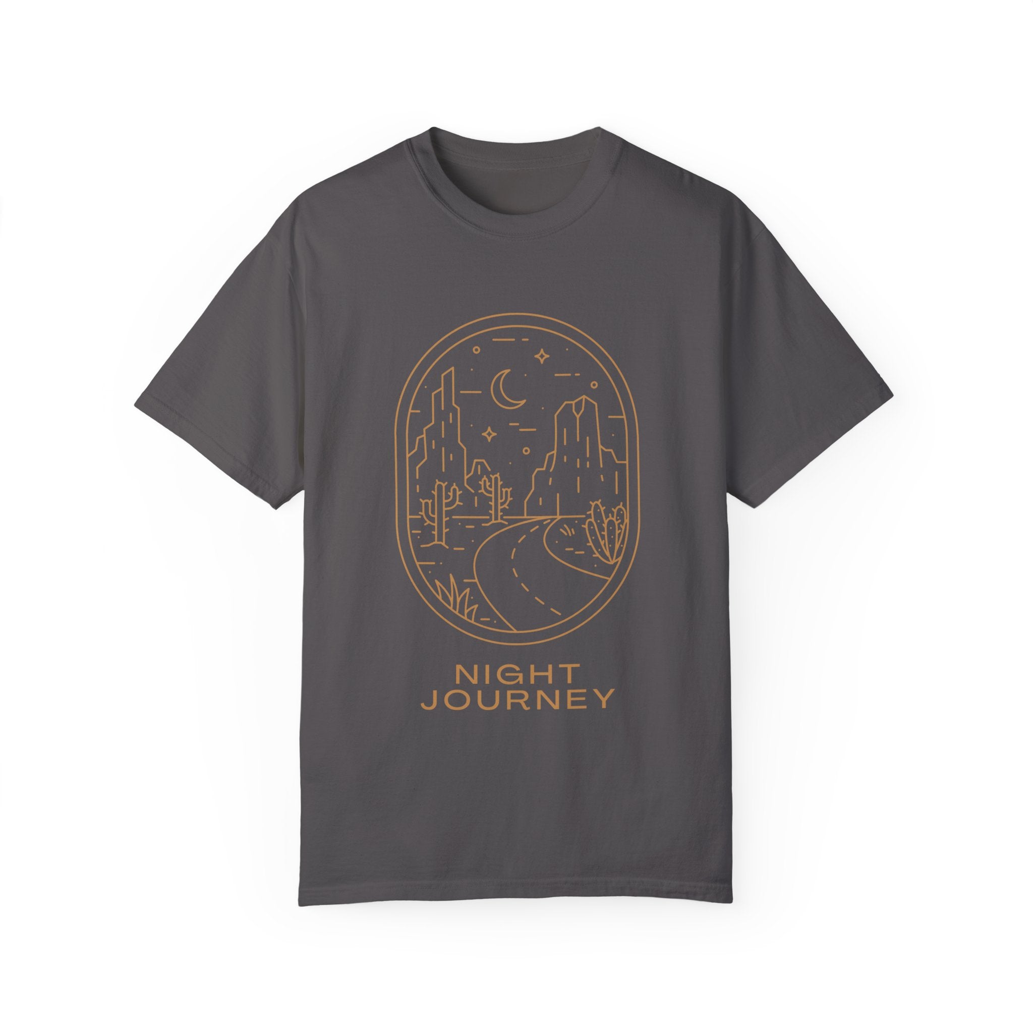 Night Journey, Graphic Design Unisex T-shirt, Casual Cotton Outwear, Gift for Him- Gift for Her, Stylish Tee, Cool Shirt, Trendy Apparel, Comfortable Top,