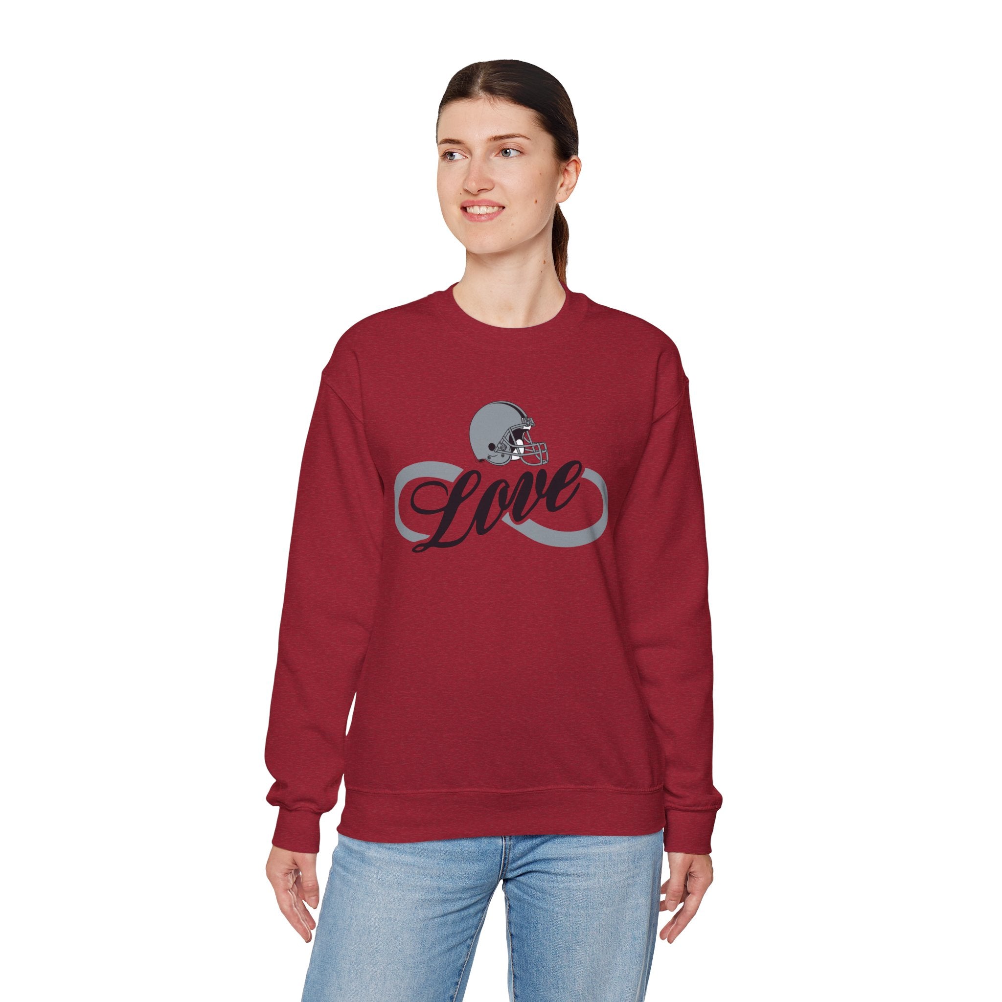 Love for Raiders Football Fan Sweatshirt, Unisex Sweatshirt, Football Fan Sweatshirt, Casual Sweatshirt, Summer Fit Sweatshirt