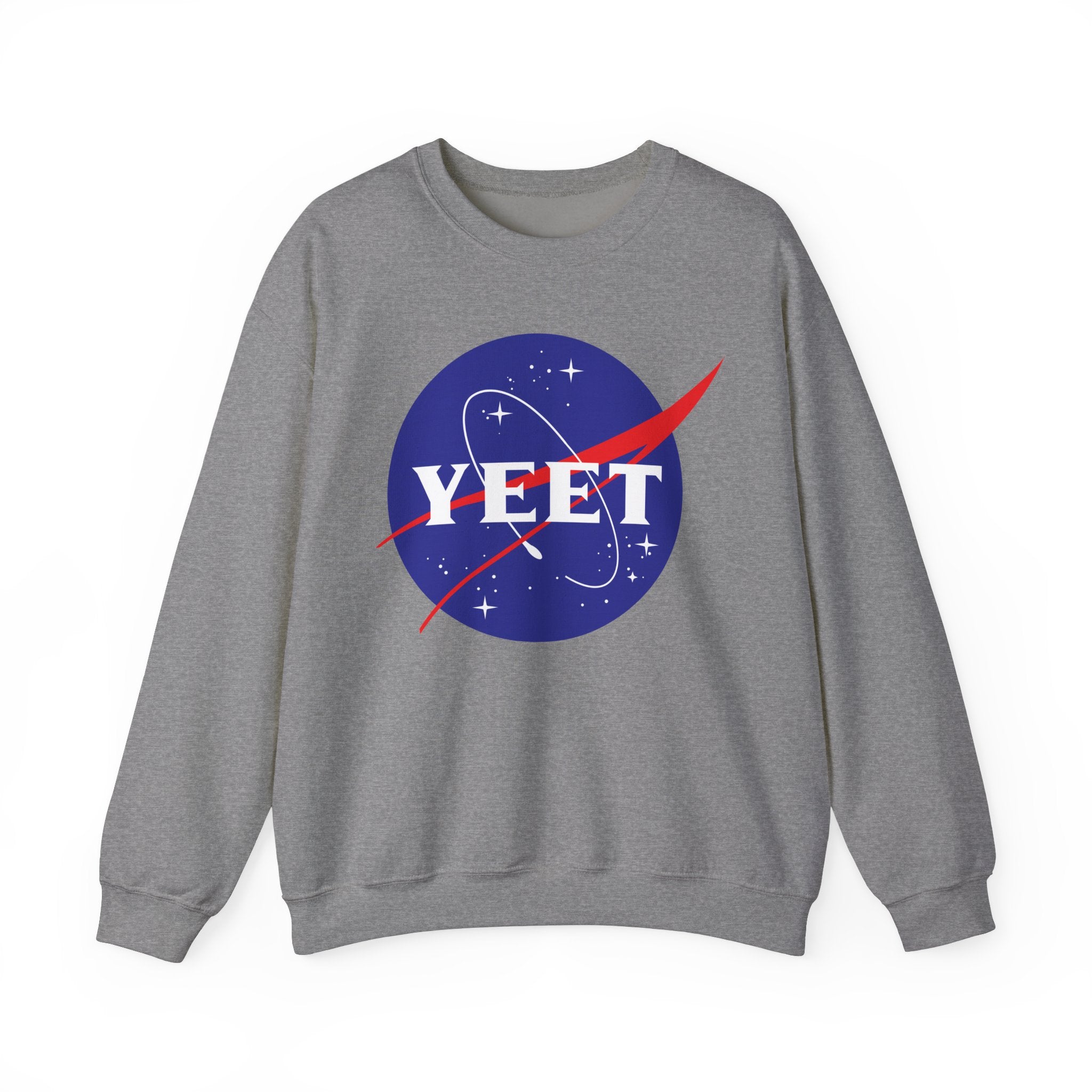Yeet Nasa Sweatshirt Design, Sports Sweatshirt, Wrestling Fan Unisex Sweatshirt - Gift for Him or Her, Casual Outwear, Heavy Blend Crewneck Sweatshirt